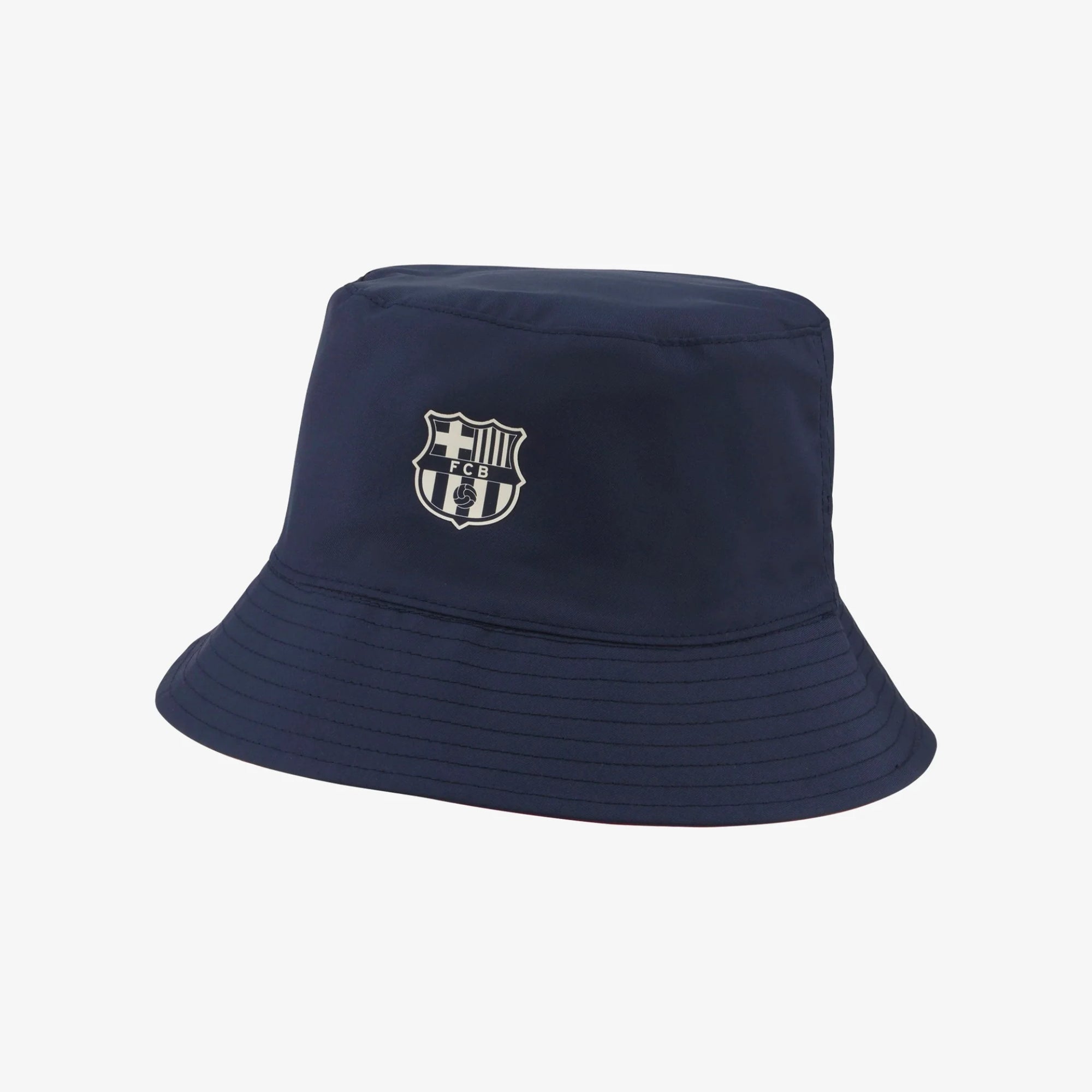 Nike Barcelona Reversible Bucket Hat - Obsidian/Blue/Noble Red