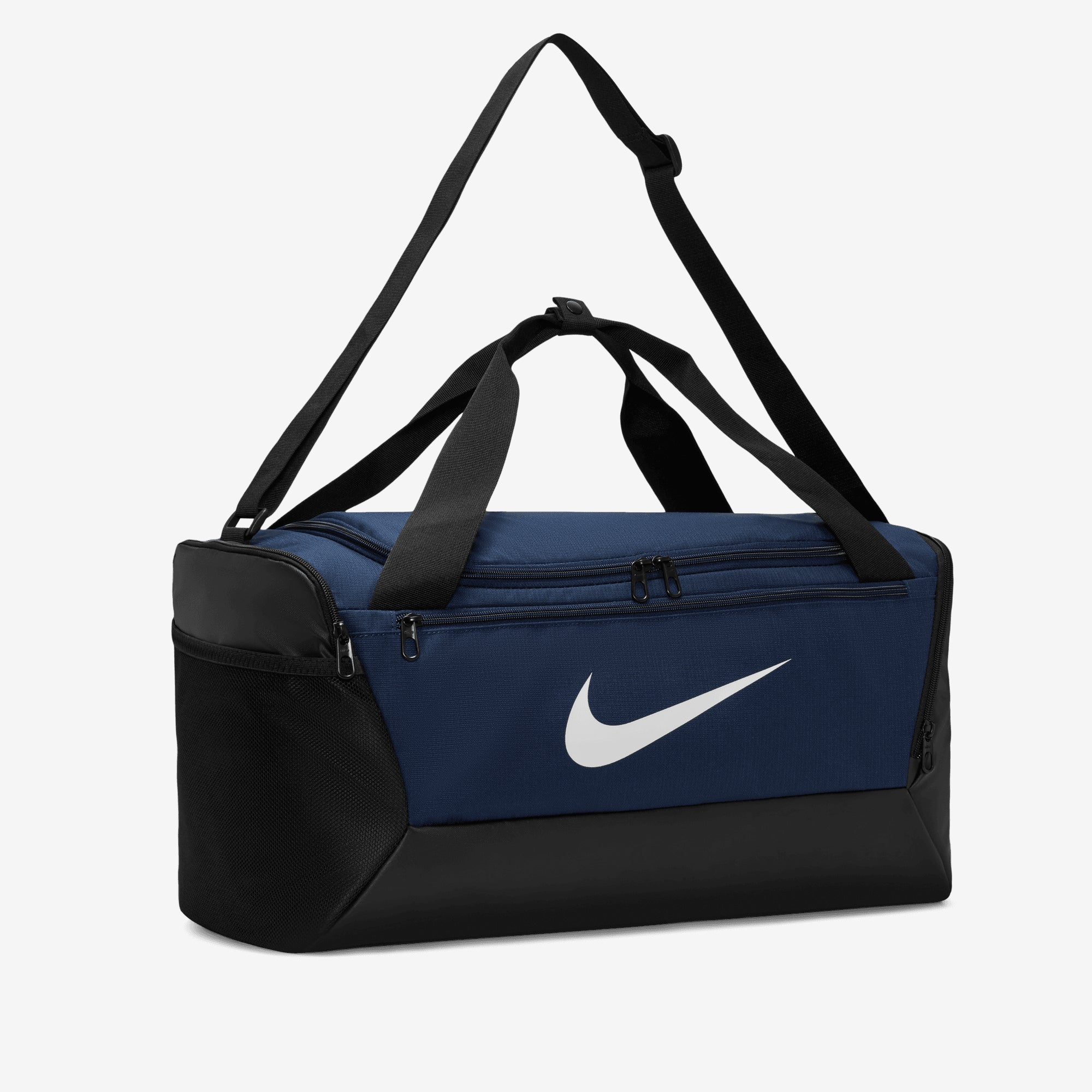 Nike Brasilia Training Duffel Bag (Small, 41L) - Midnight Navy/Black/White