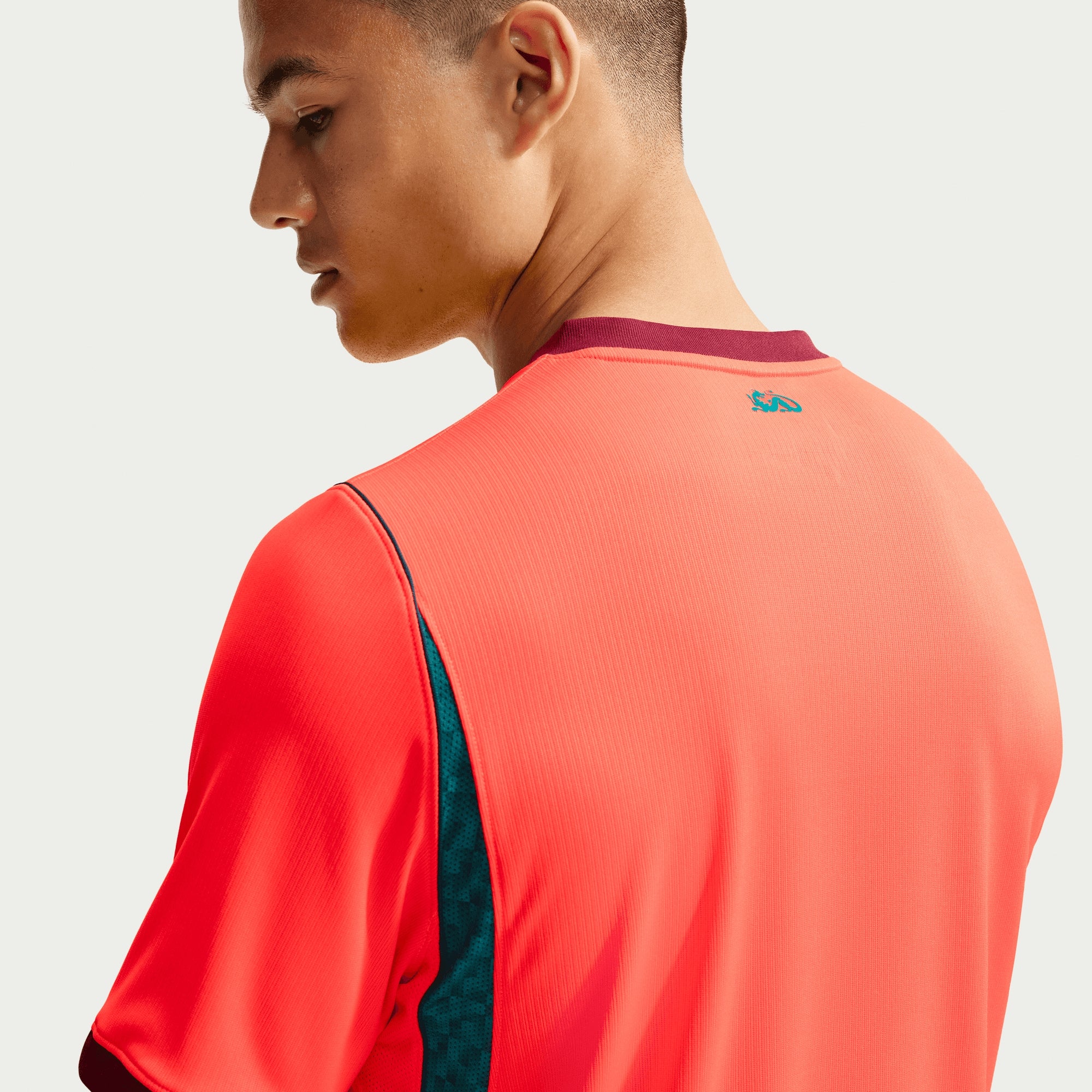 Nike China 2026 Stadium Home Men's Dri-FIT Soccer Replica Jersey - Bright Crimson/Team Red/Yellow Ochre