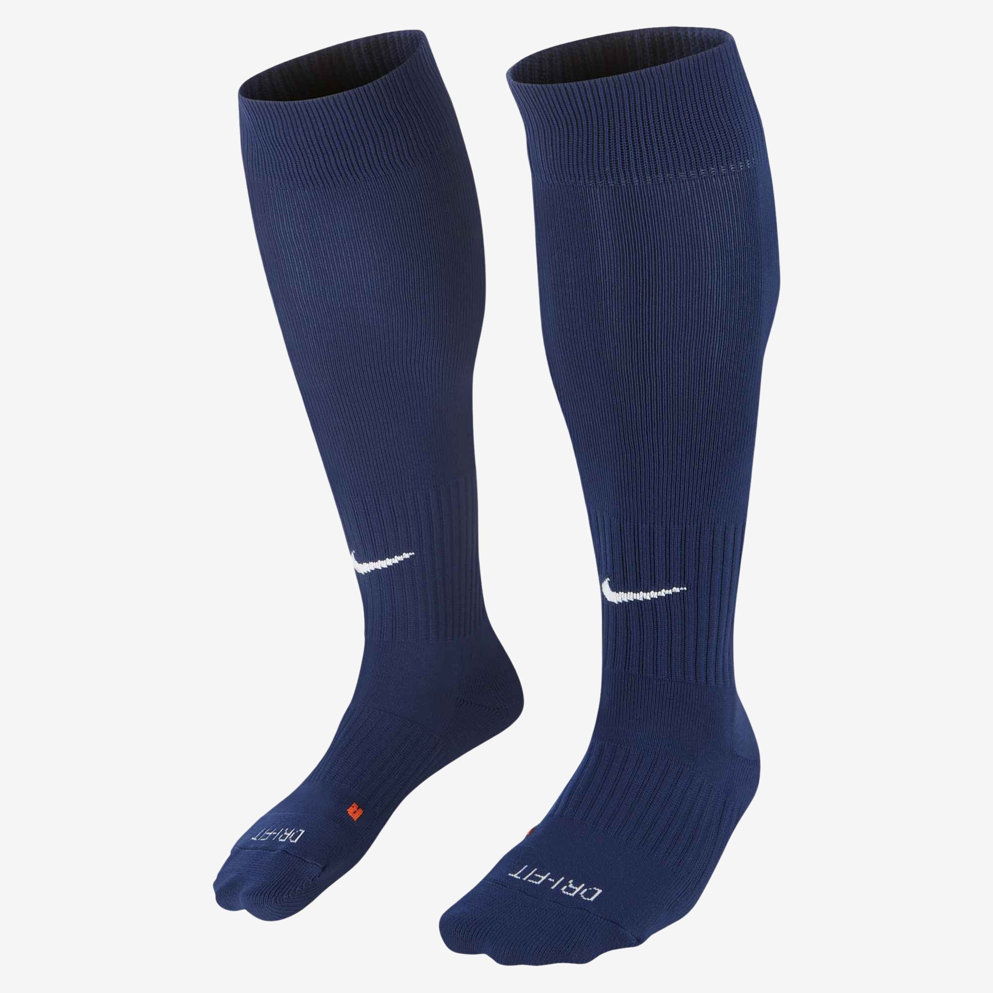 Nike Classic 2 Cushioned Over-the-Calf Socks - Midnight Navy/White