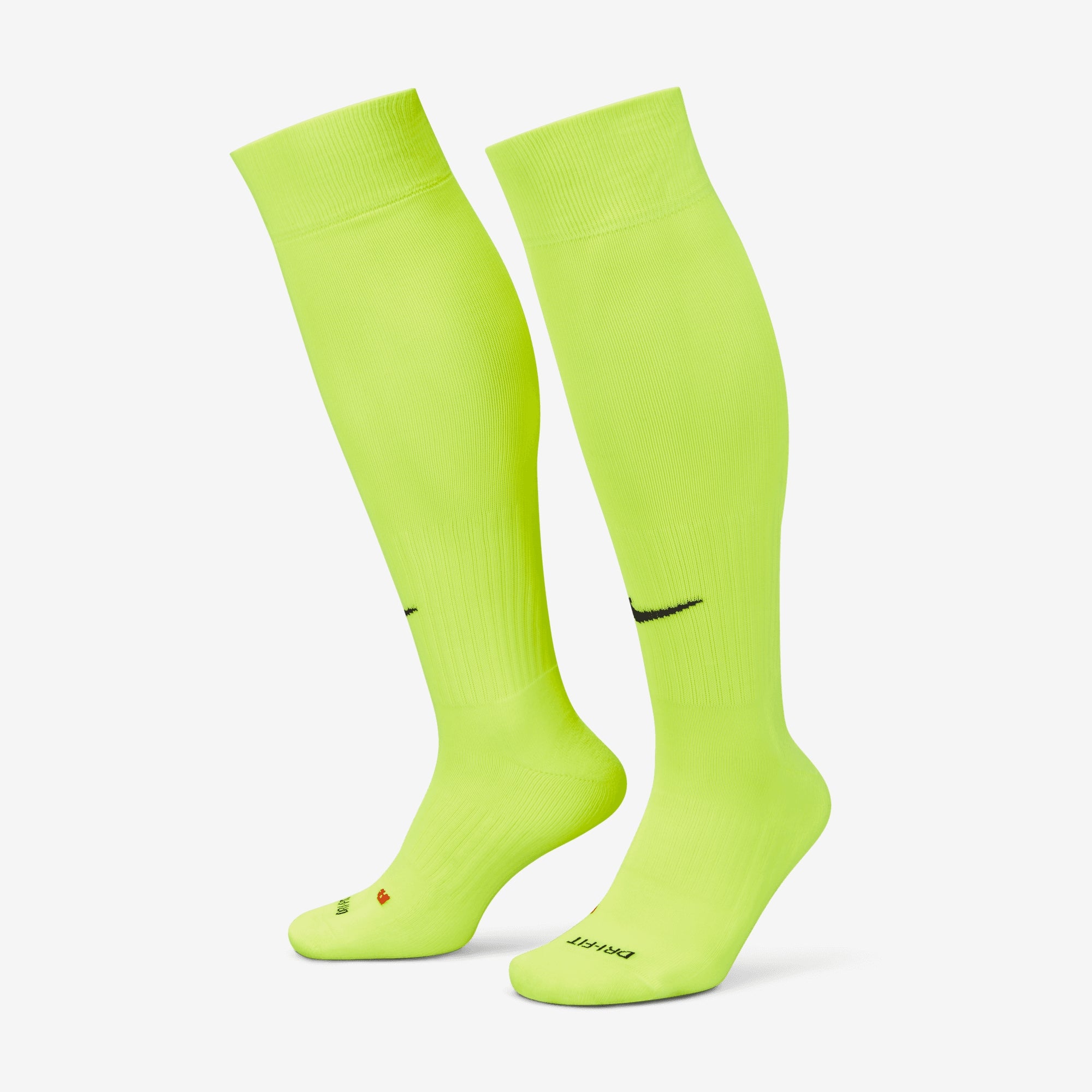 Nike Classic 2 Cushioned Over-the-Calf Socks - Volt/Black