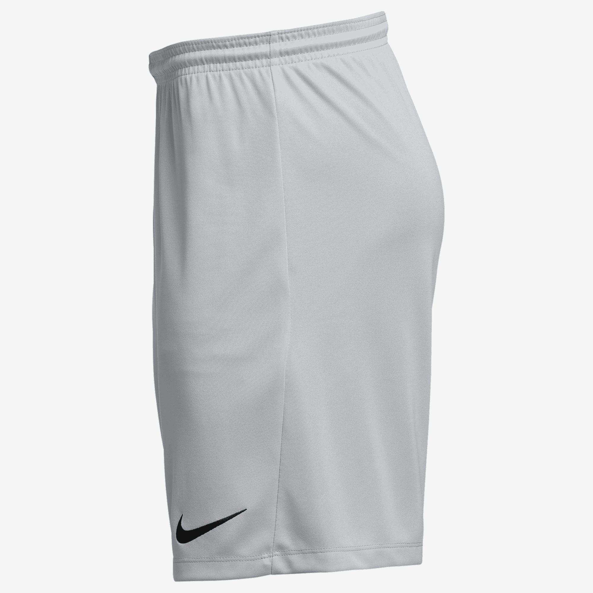 Nike Dri-FIT Park 3 Men's Knit Soccer Shorts - Wolf Grey/Black