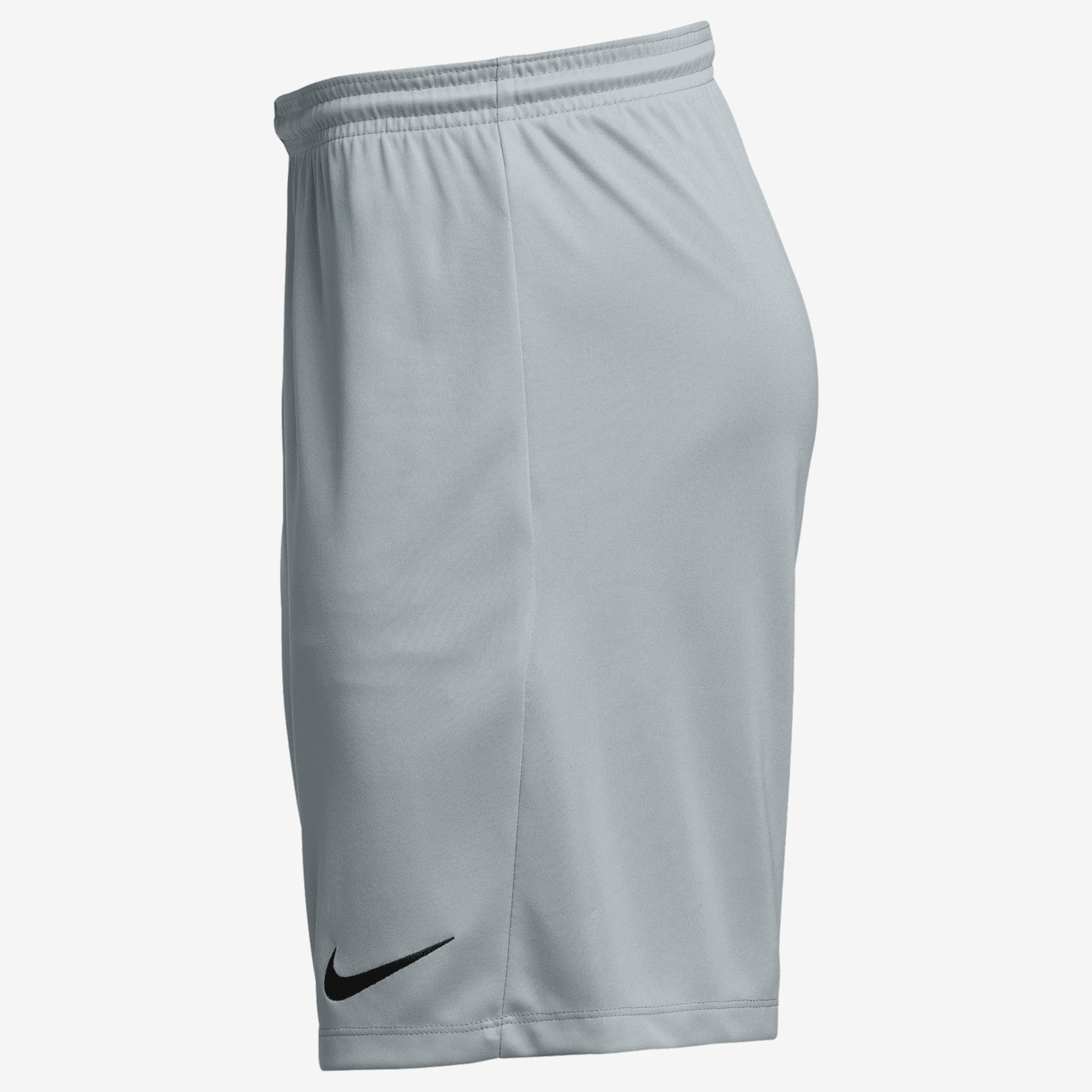 Nike Dri-FIT Park 3 Big Kids' Knit Soccer Shorts - Wolf Grey/Black