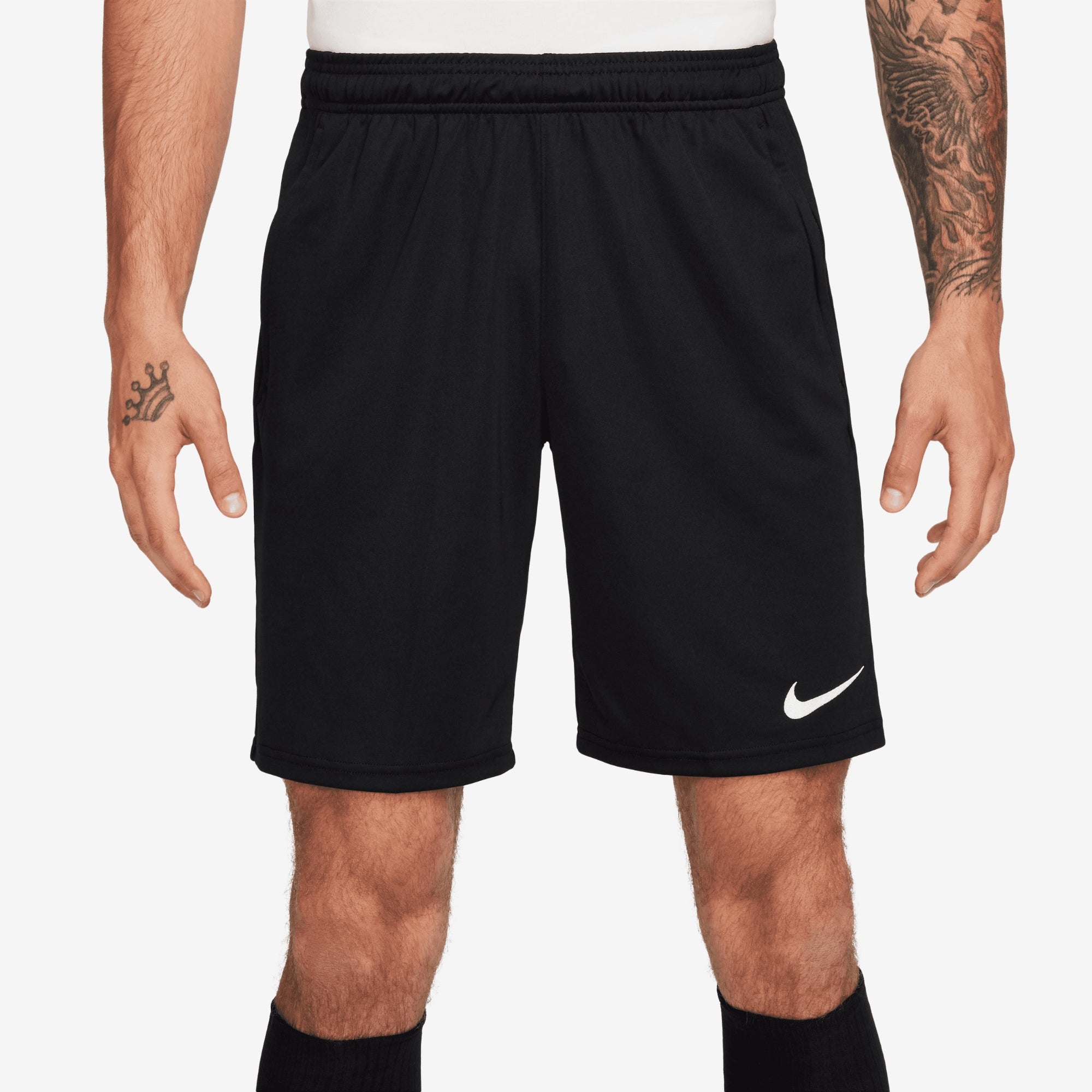 Nike Dri-FIT Park Men's Knit Soccer Shorts - Black/Black/White