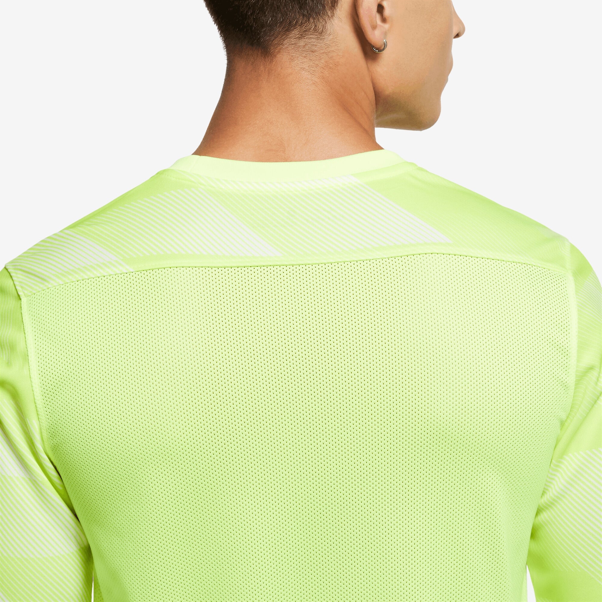 Nike Dri-FIT Park IV Goalkeeper Men's Soccer Jersey - Volt/White/Black