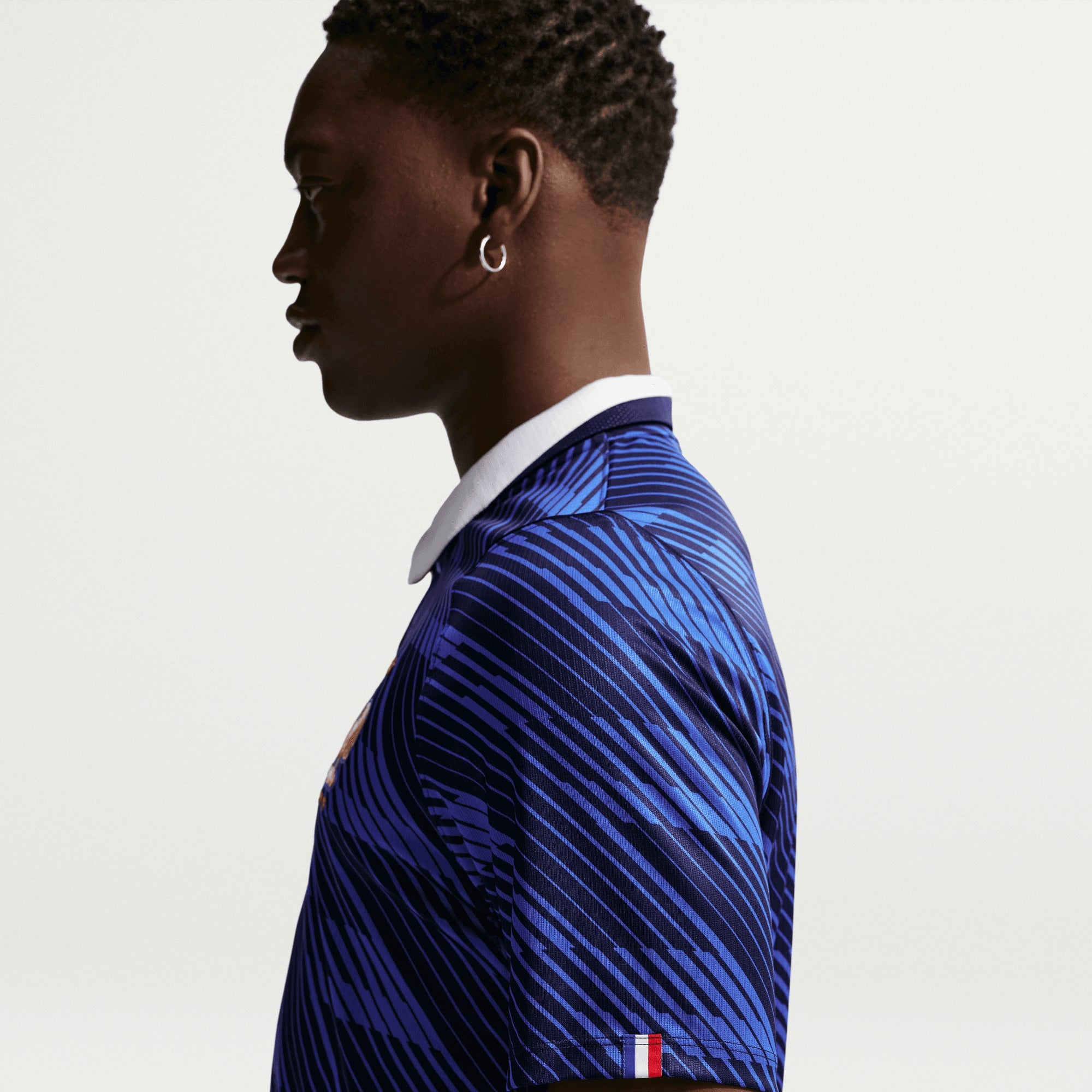 Nike France 2026 Stadium Home Men's Dri-FIT Soccer Replica Jersey - Game Royal/Metallic Copper