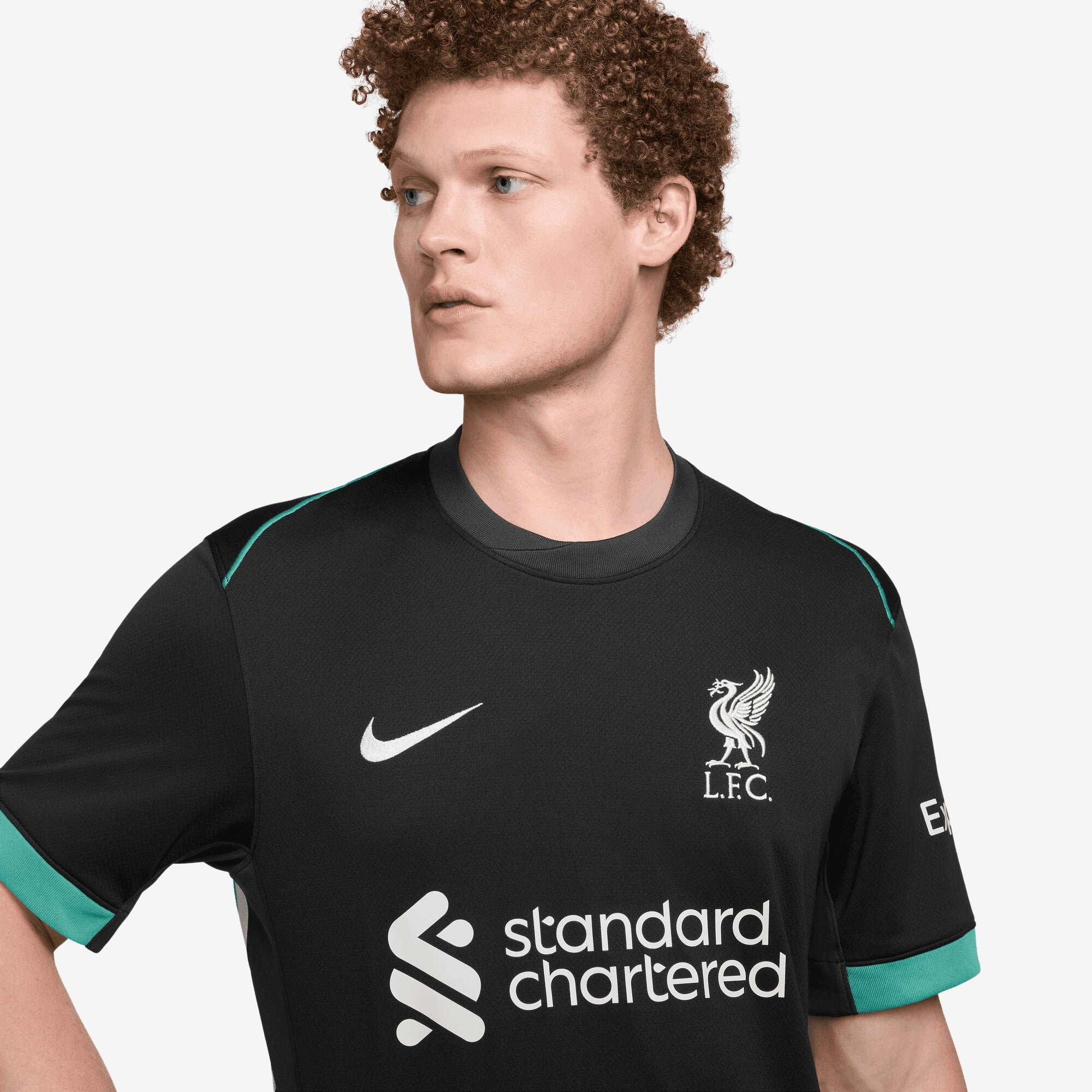 Nike Liverpool FC 2024/25 Stadium Away Men's Dri-FIT Soccer Replica Jersey - Night Forest/Anthracite/Washed Teal/Sail