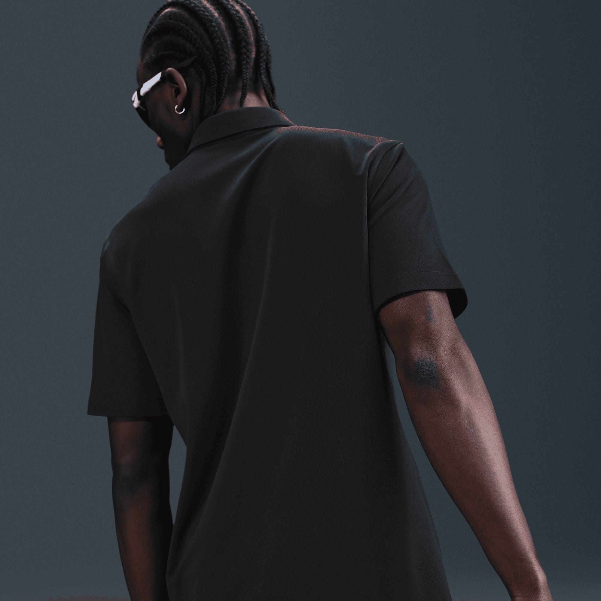 Nike Men's Football Polo - Black/White