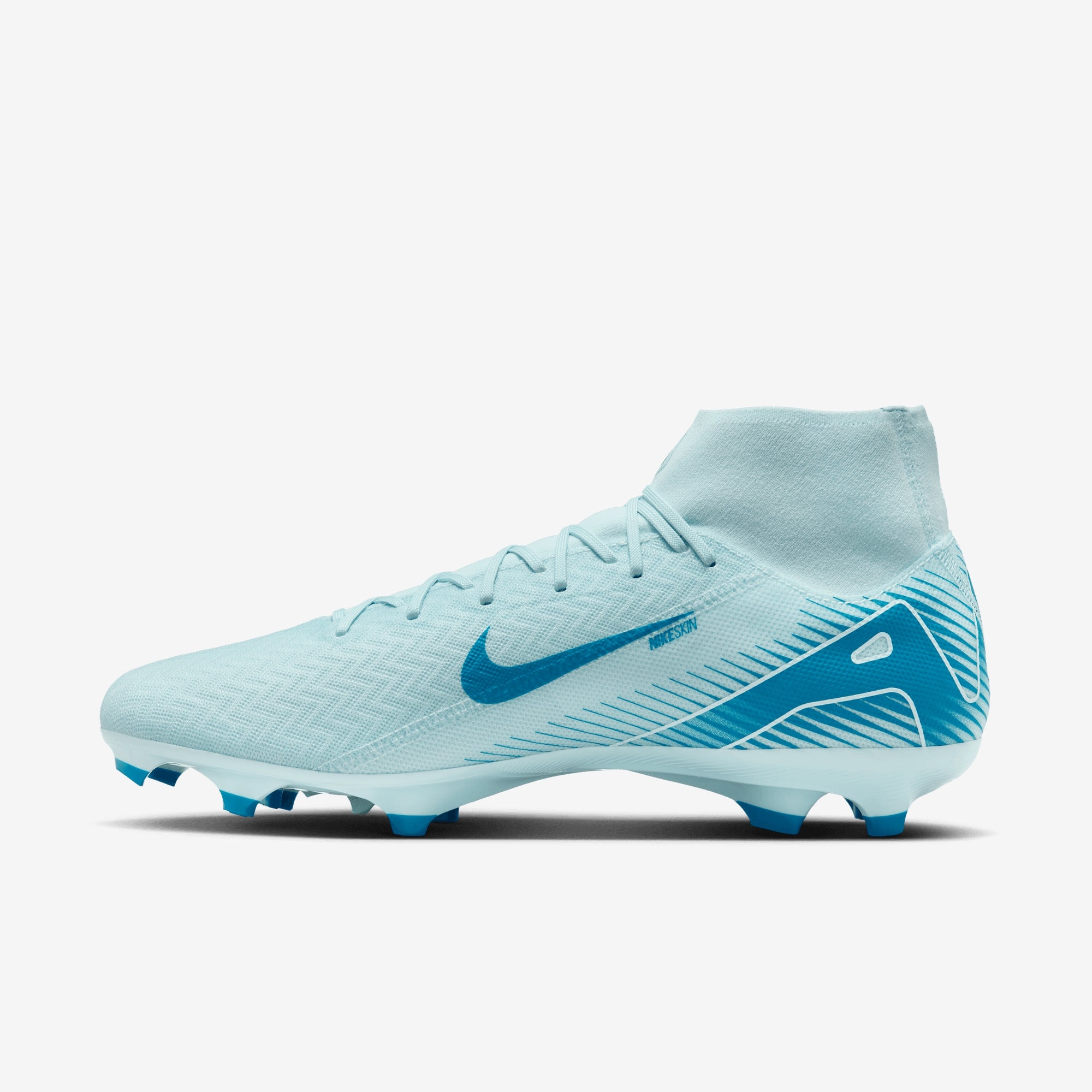 Nike Mercurial Superfly 10 Academy MG High-Top Soccer Cleats - Glacier Blue/Blue Orbit