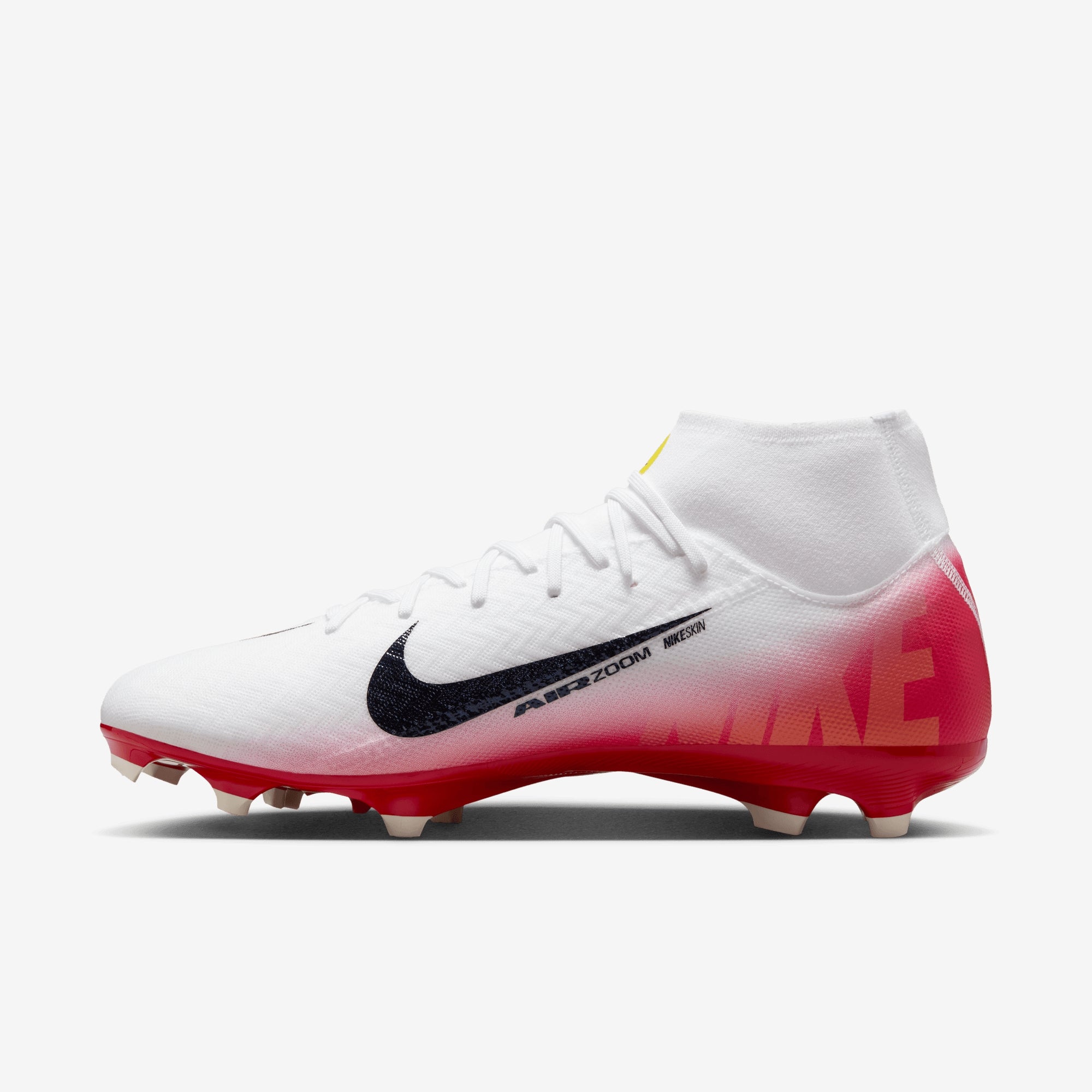 Nike Mercurial Superfly 10 Academy LV8 Multi-Ground High-Top Soccer Cleats - University Red/Dark Obsidian