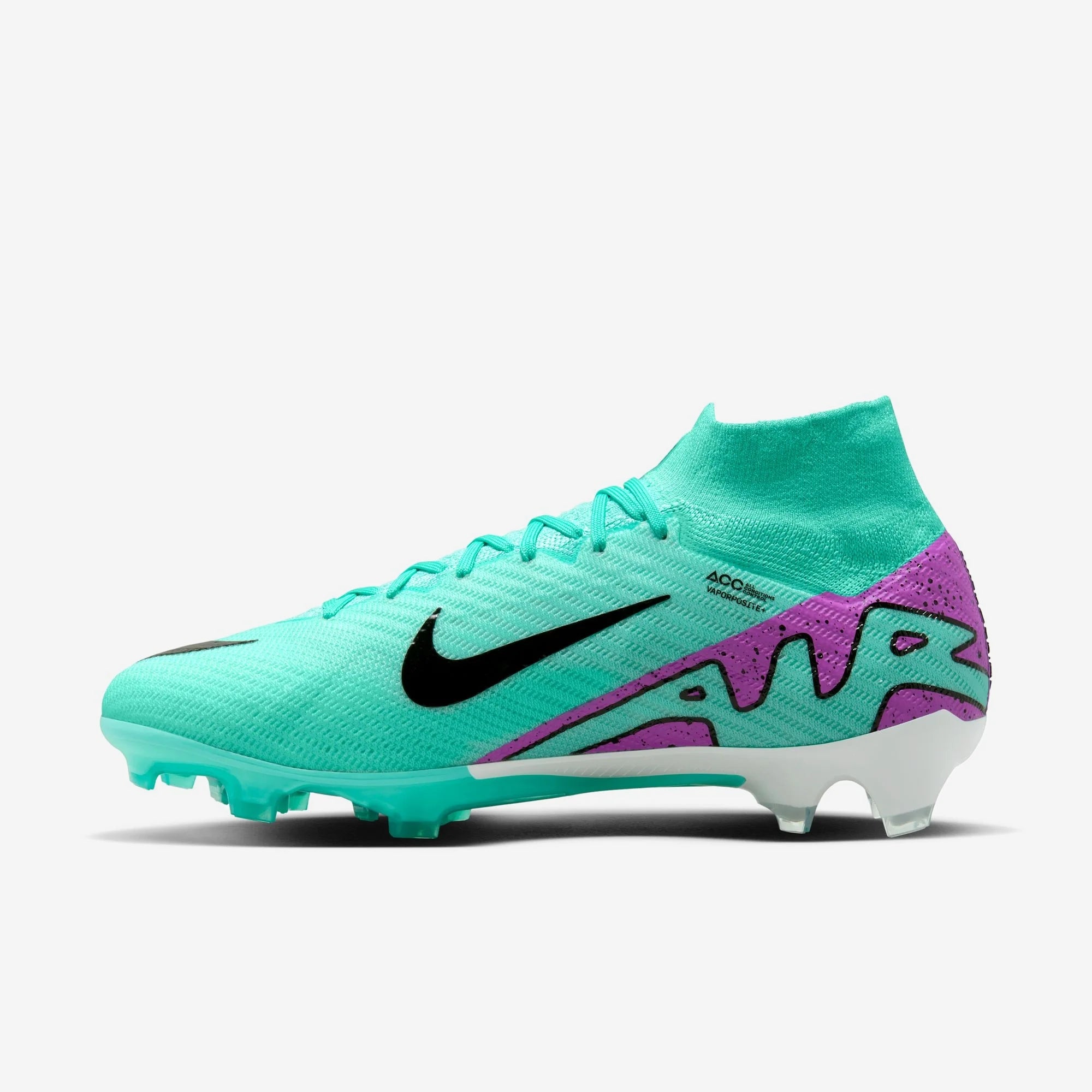 Nike Mercurial Superfly 9 Elite FG High-Top Soccer Cleats - Hyper Turquoise/Fuchsia Dream/Black