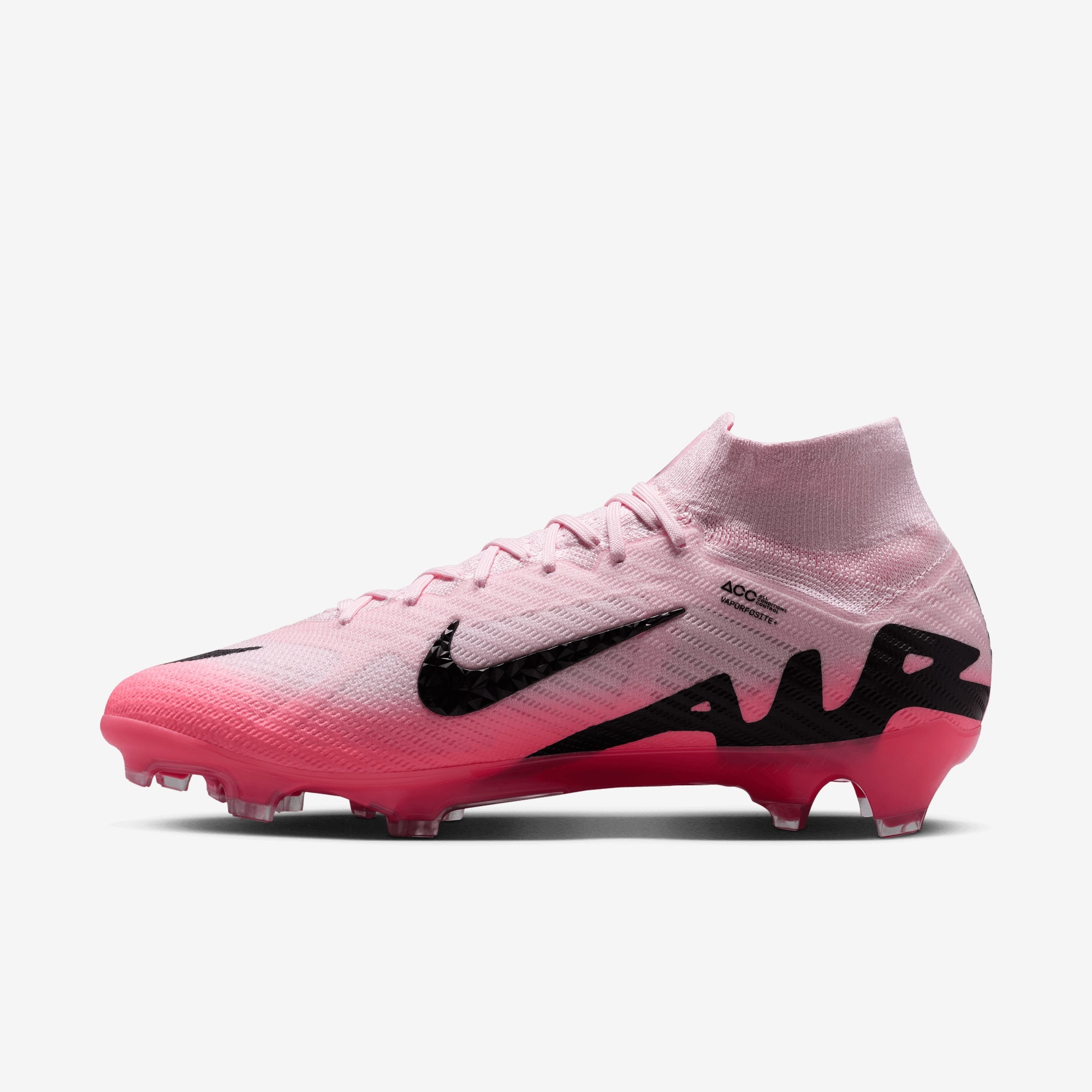 Nike Mercurial Superfly 9 Elite FG High-Top Soccer Cleats - Pink Foam/Black