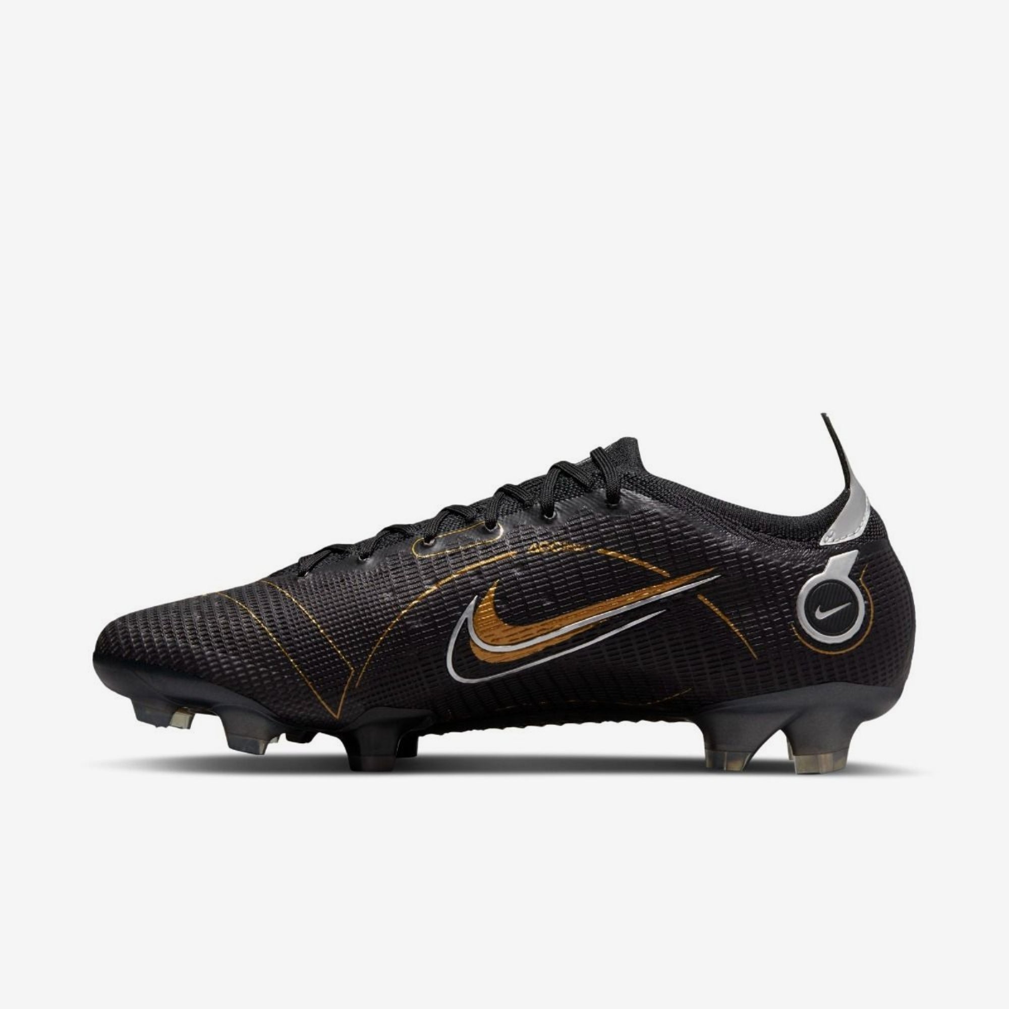 Nike Mercurial Vapor 14 Elite FG Low-Top Soccer Cleats - Black/Gold