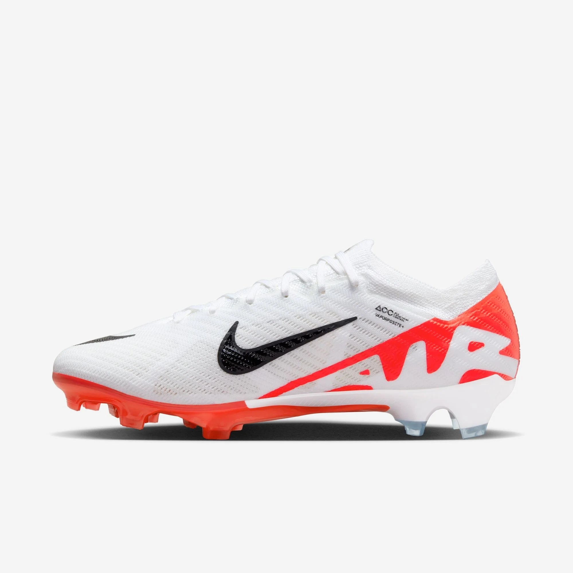 Nike Mercurial Vapor 15 Elite FG Low-Top Soccer Cleats - Bright Crimson/White/Black