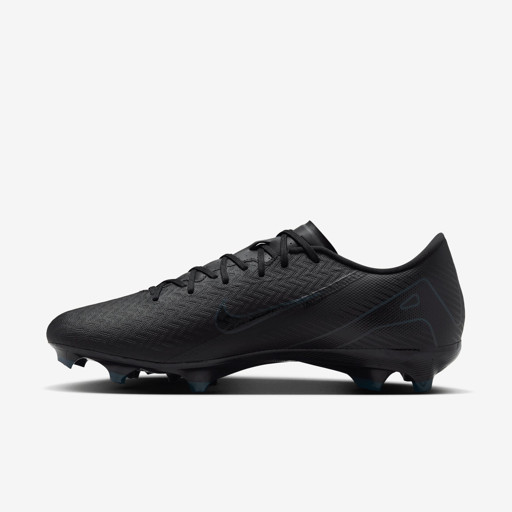 Nike Mercurial Vapor 16 Academy MG Low-Top Soccer Cleats - Black/Black-Deep Jungle