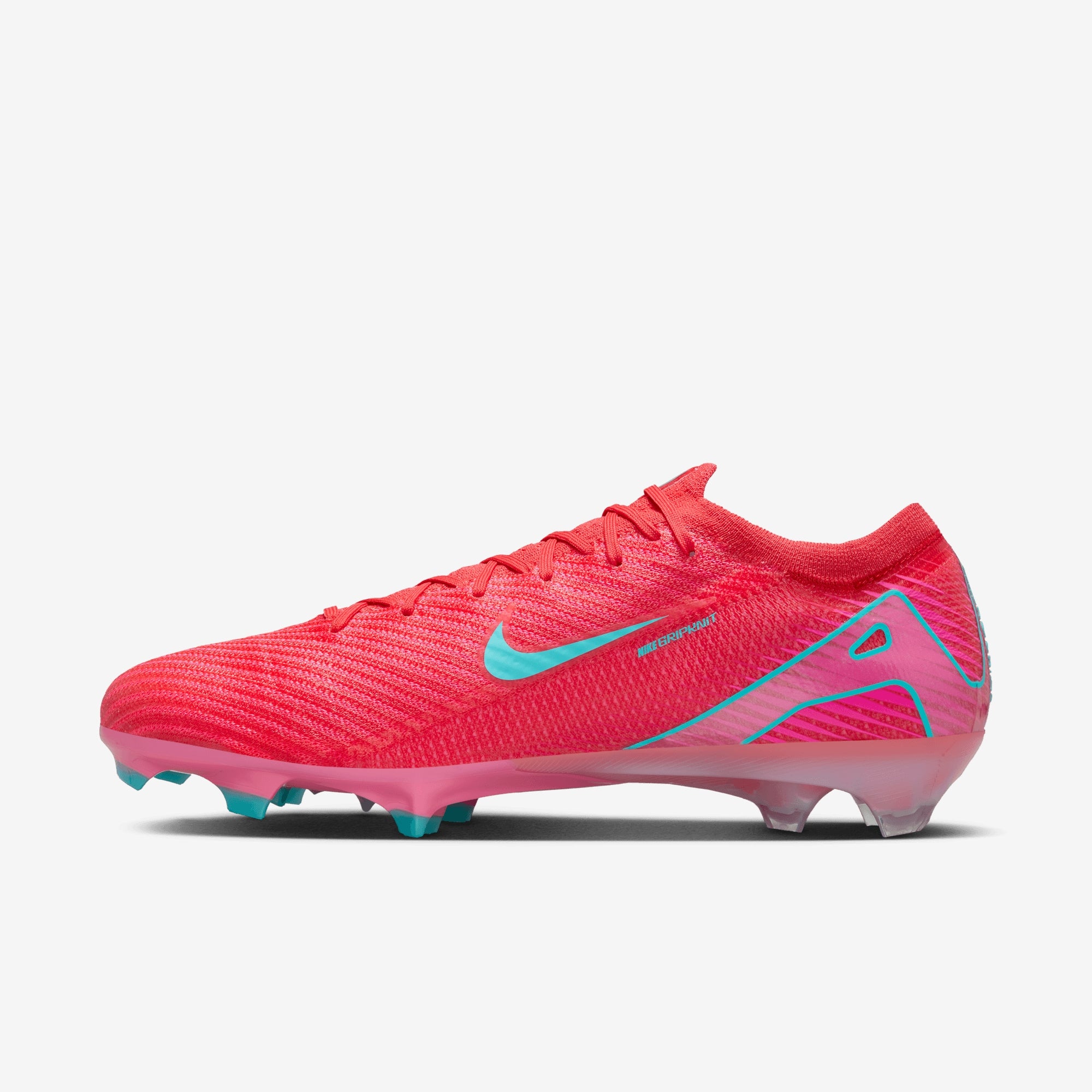 Nike Mercurial Vapor 16 Elite FG Low-Top Soccer Cleats - Ember Glow/Aurora Green