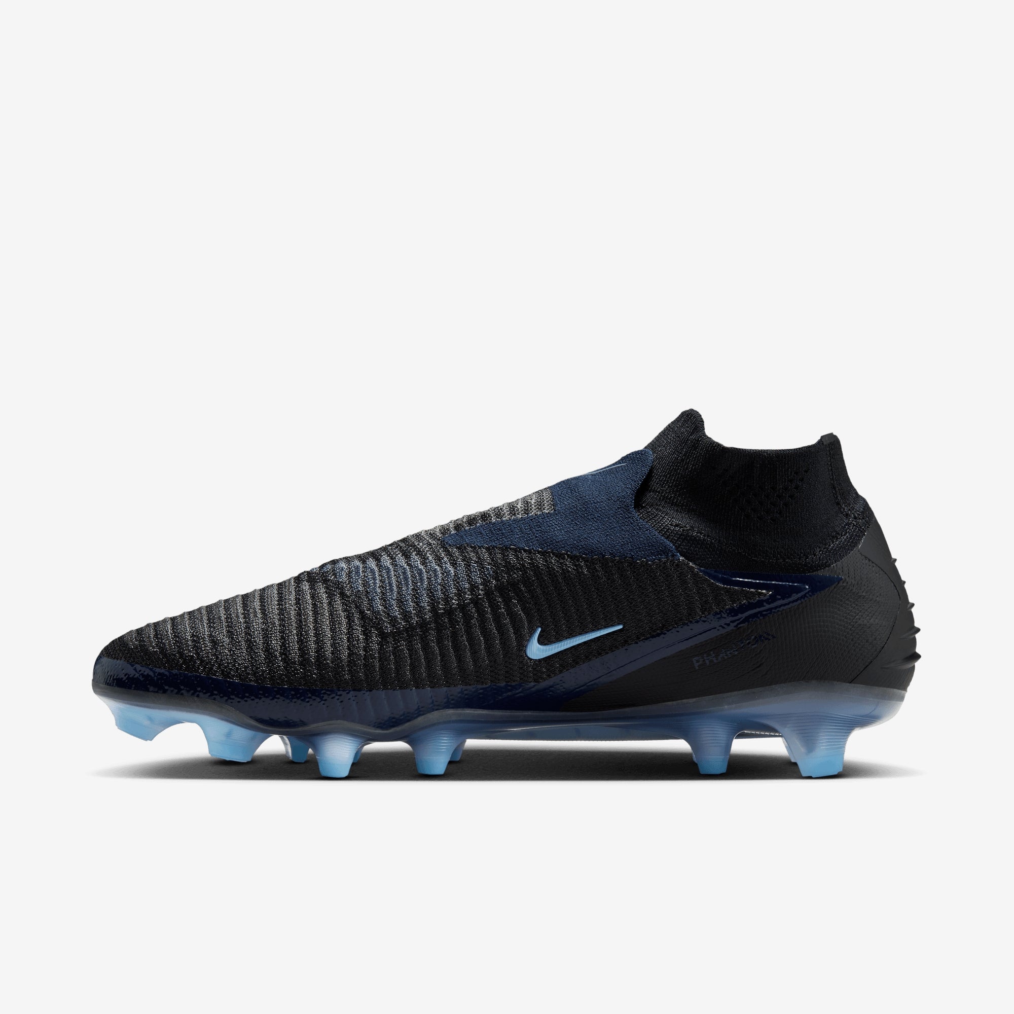 Nike Phantom 6 High Elite Firm-Ground Soccer Cleats - Black/Black