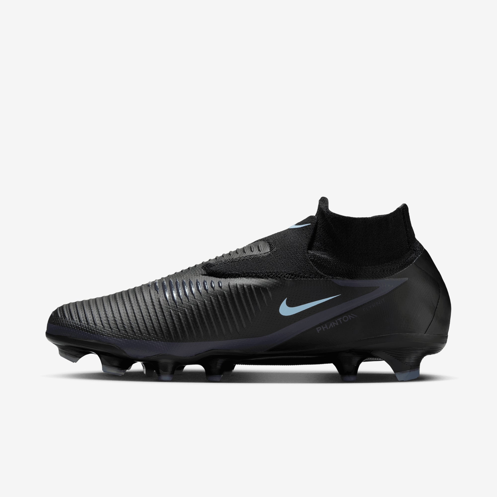 Nike Phantom 6 High Pro Firm-Ground Soccer Cleats - Black/Black