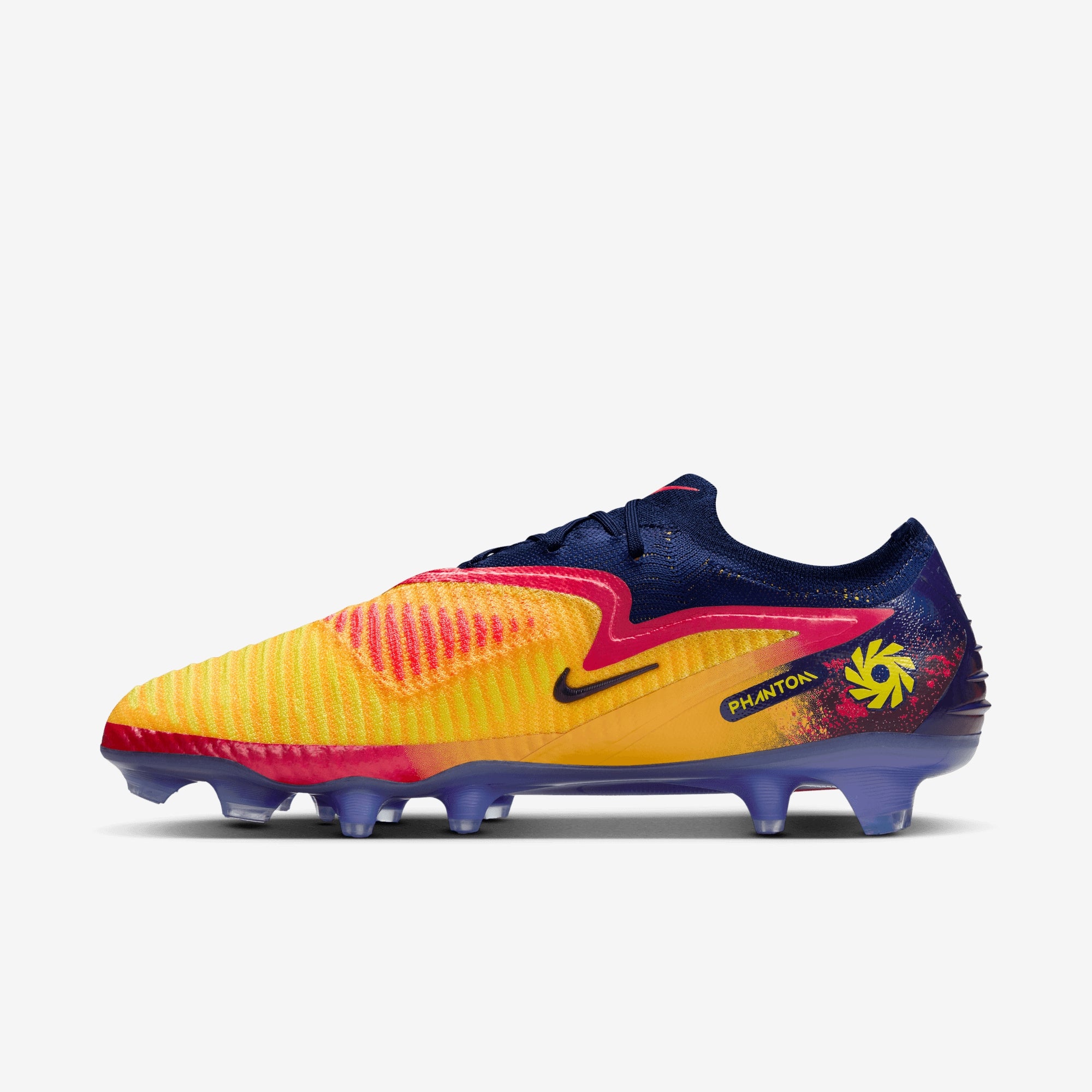 Nike Phantom 6 Low Elite "Erling Haaland" Firm-Ground Soccer Cleats - Laser Orange/Lemon Venom-Blue Void