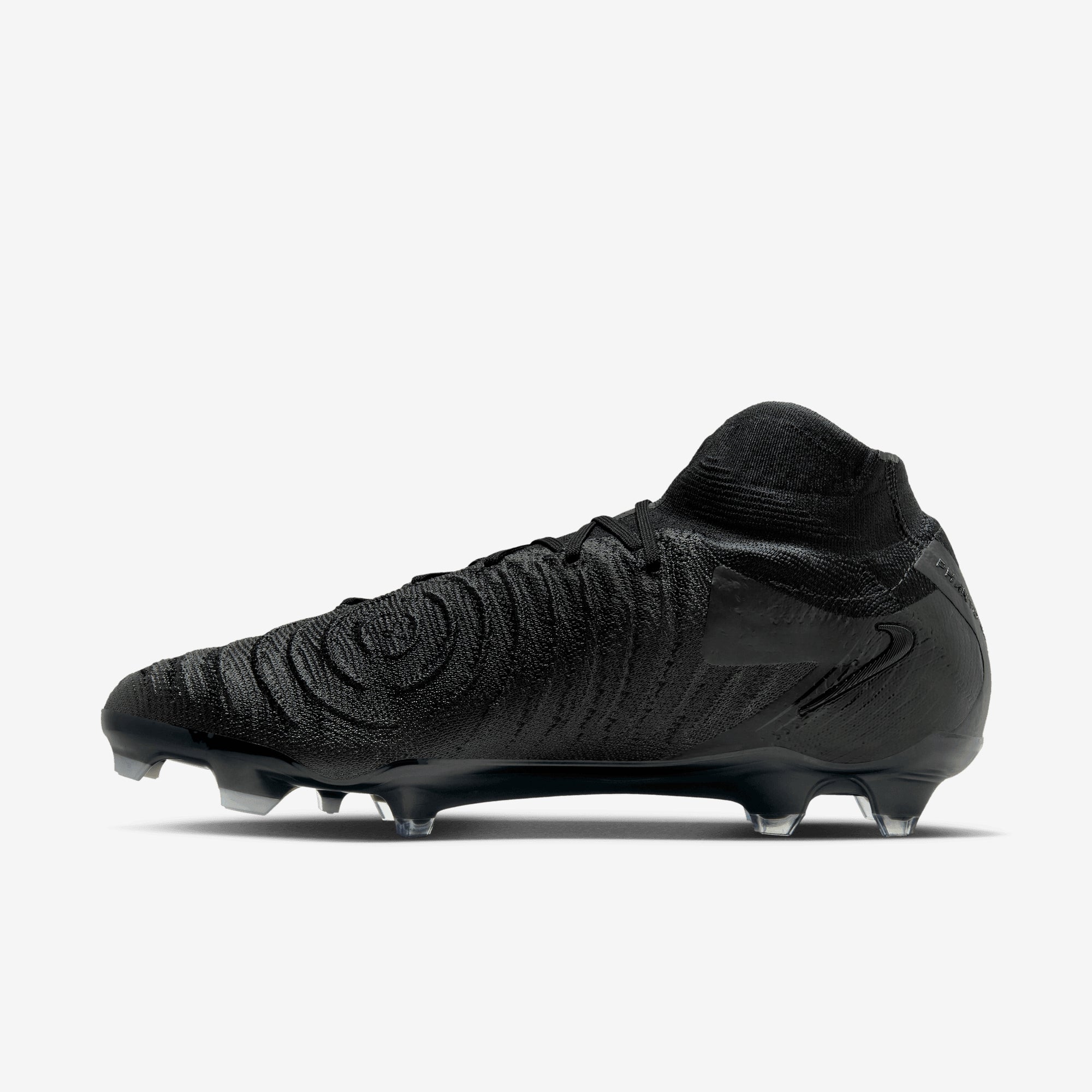 Nike Phantom Luna 2 Elite FG High-Top Soccer Cleats - Black/Black