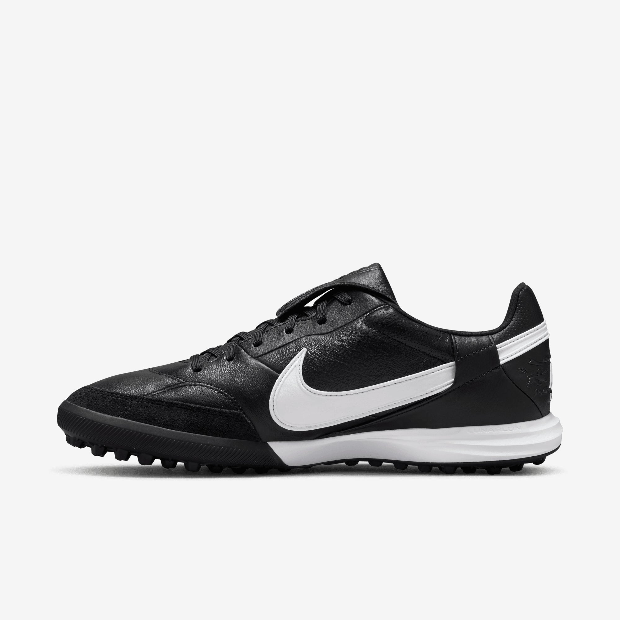 Nike Premier 3 TF Low-Top Soccer Shoes - Black/White