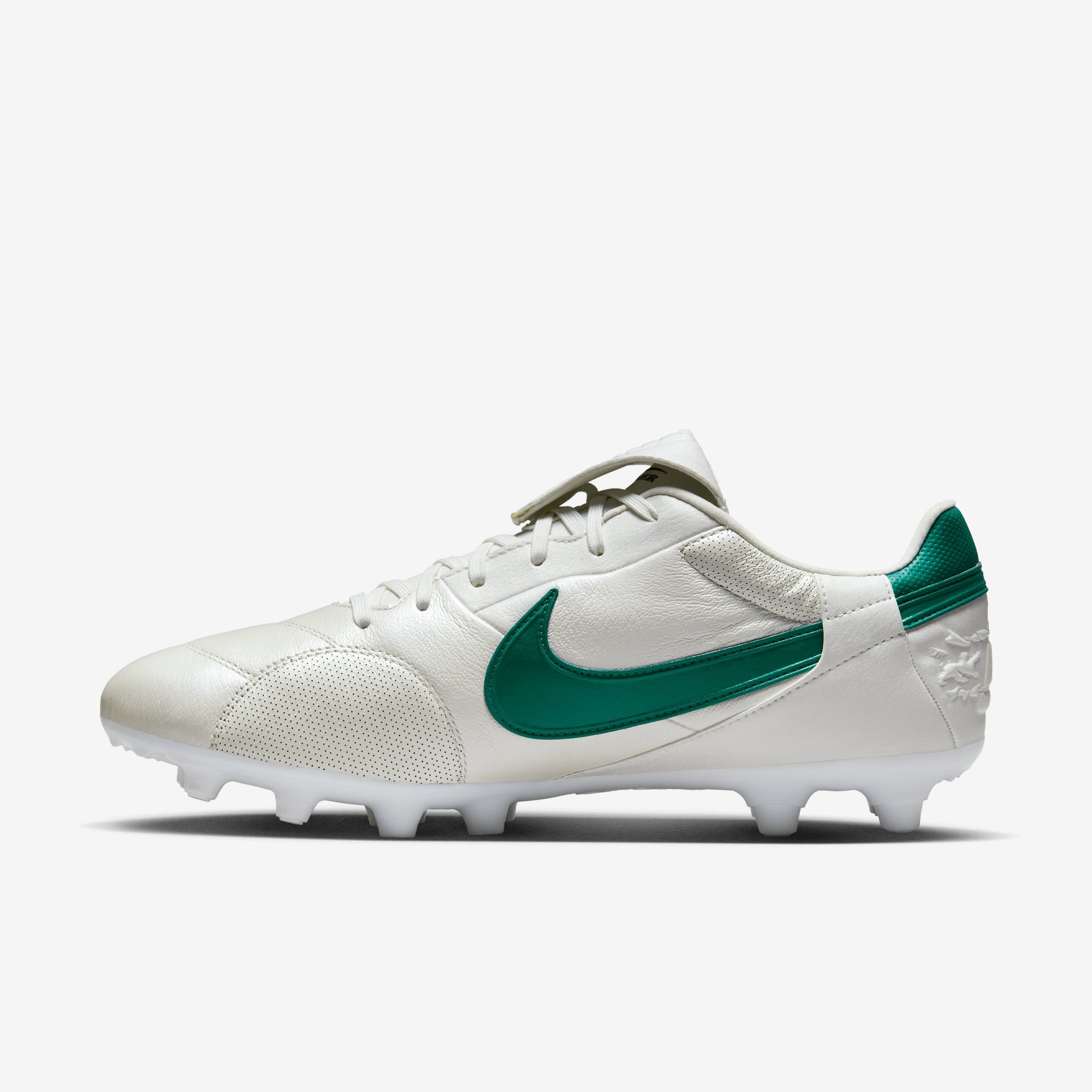 Nike Premier 3 FG Low-Top Soccer Cleats - Mtlc Summit Wht/Mystic Green