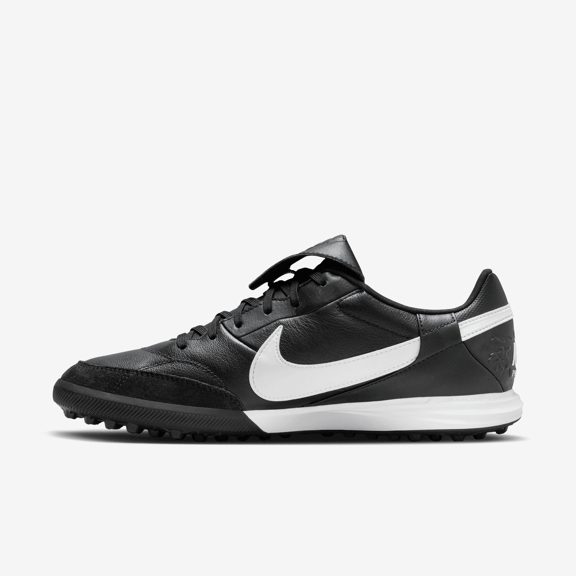 Nike Premier 3 TF Low-Top Soccer Shoes - Black/White