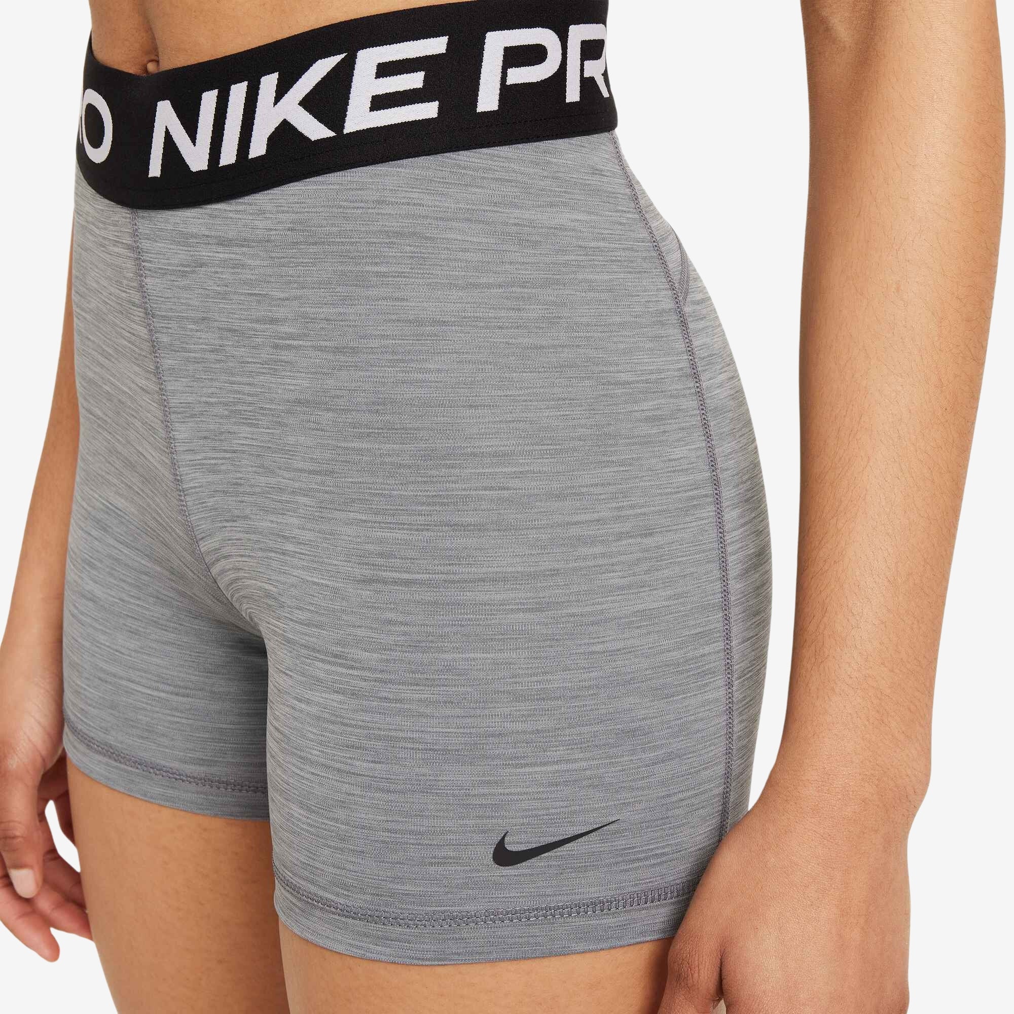 Nike Pro 365 Women's 5" Shorts - Smoke Grey/Htr/Black/Black