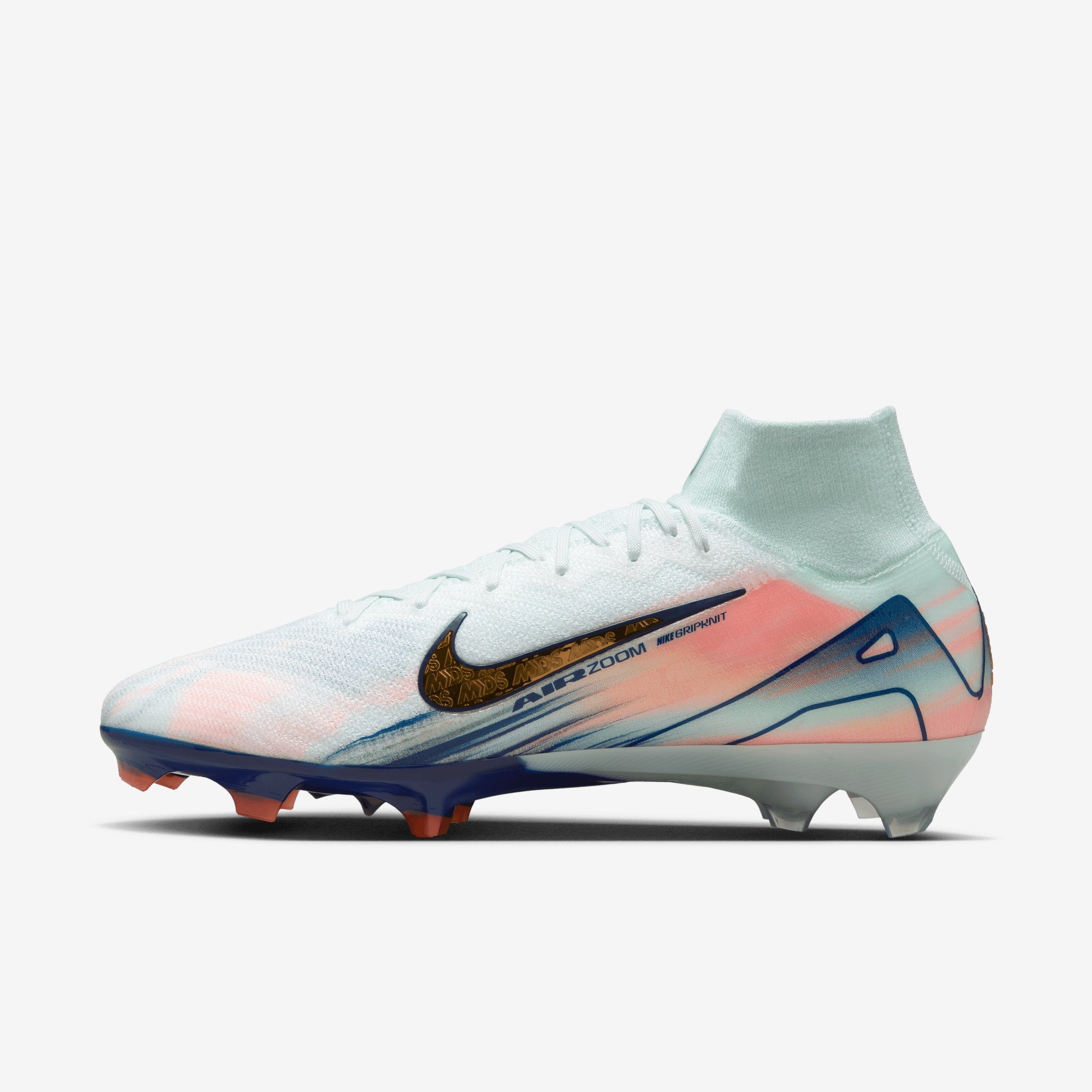 Nike Superfly 10 Elite Mercurial Dream Speed FG High-Top Soccer Cleats - Barely Green/Mtlc Gold Coin