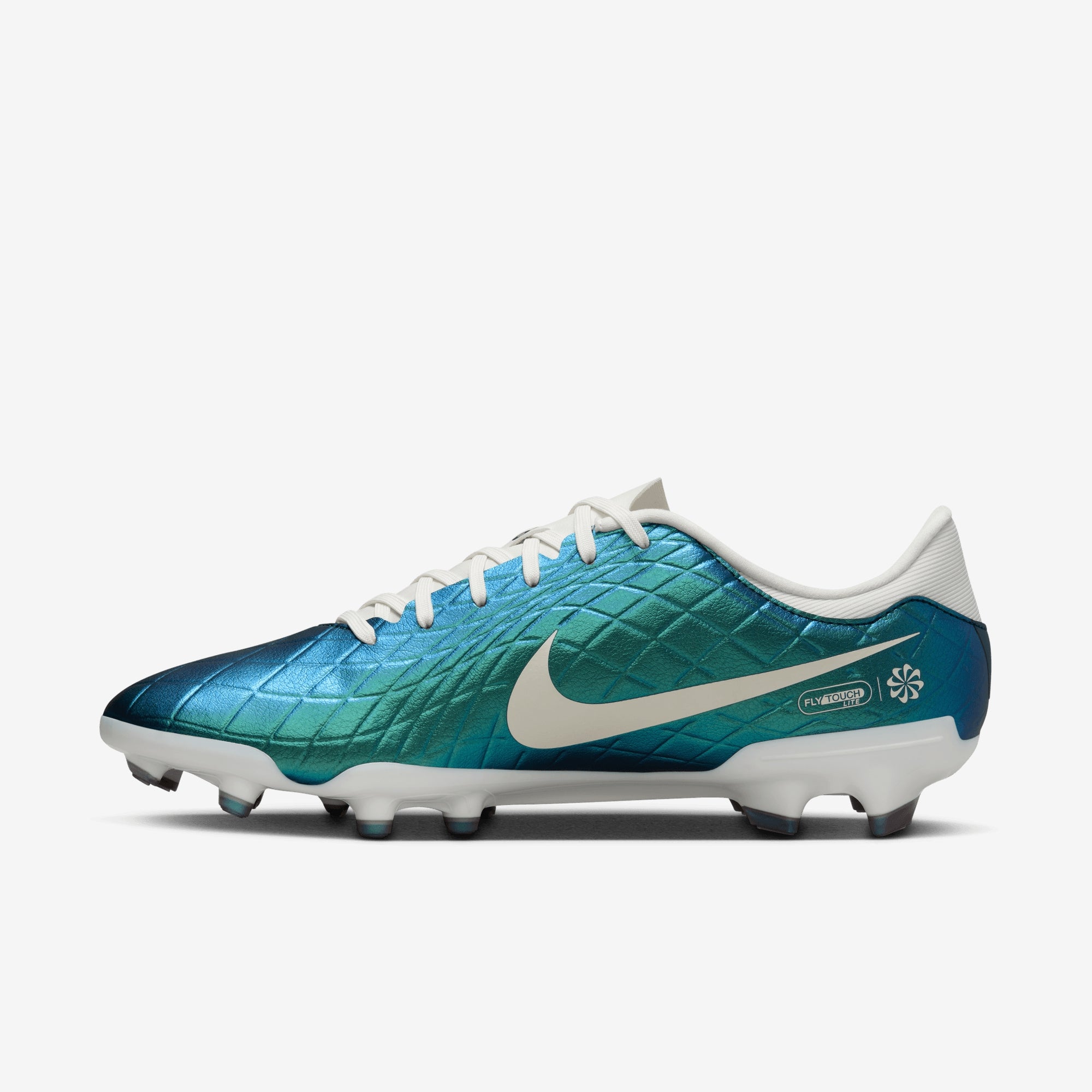 Nike Tiempo Emerald Legend 10 Academy MG Low-Top Soccer Cleats - Dk Atomic Teal/Sail