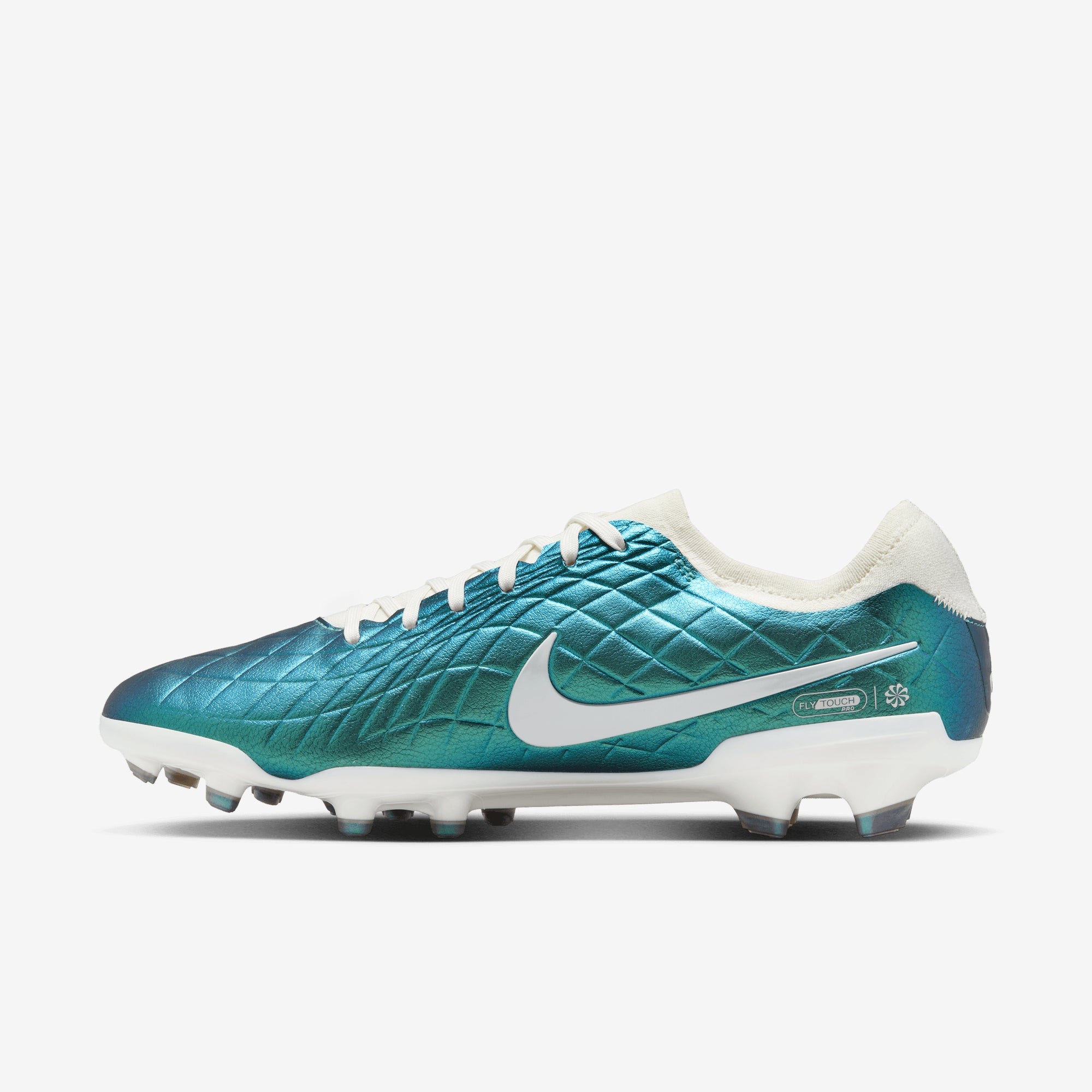 Nike Tiempo Emerald Legend 10 Pro FG Low-Top Soccer Cleats - Dk Atomic Teal/Sail