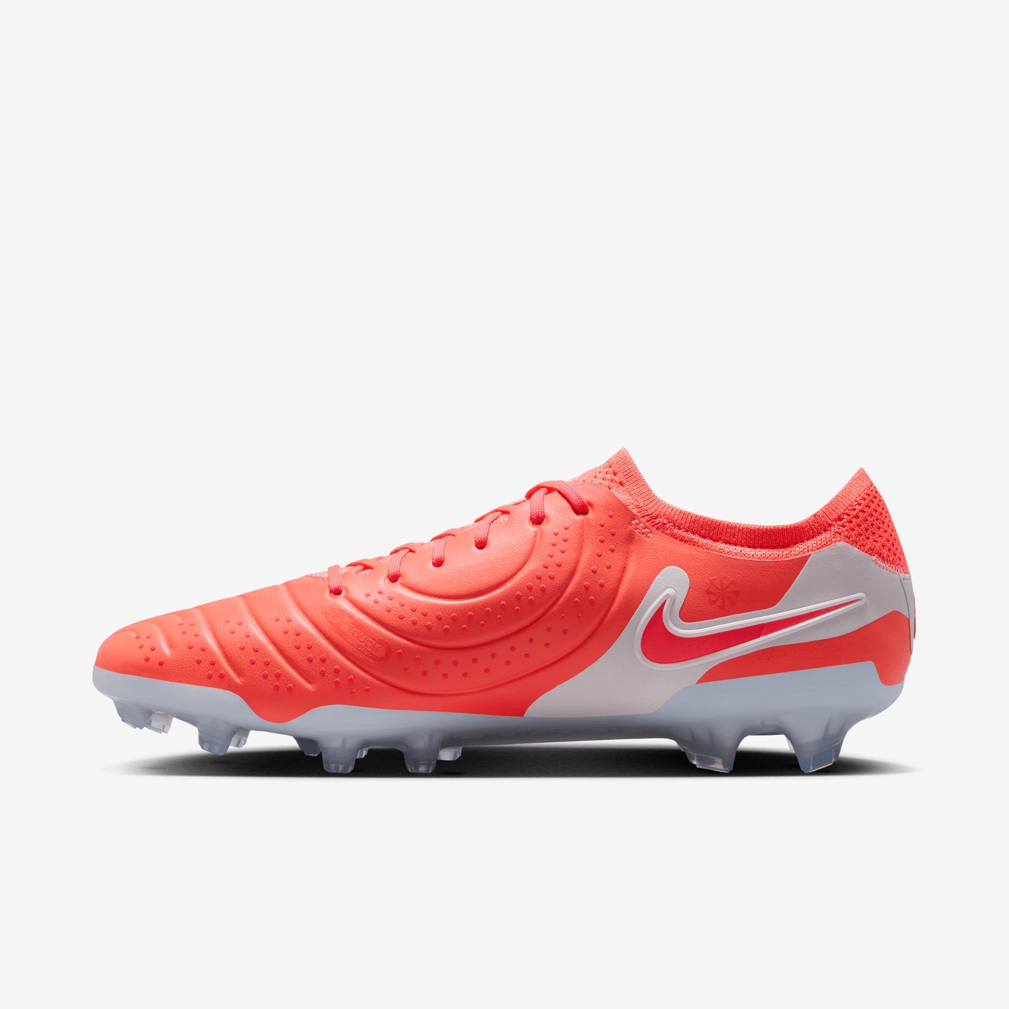 Nike Tiempo Legend 10 Elite FG Low-Top Soccer Cleats - Hot Lava/White