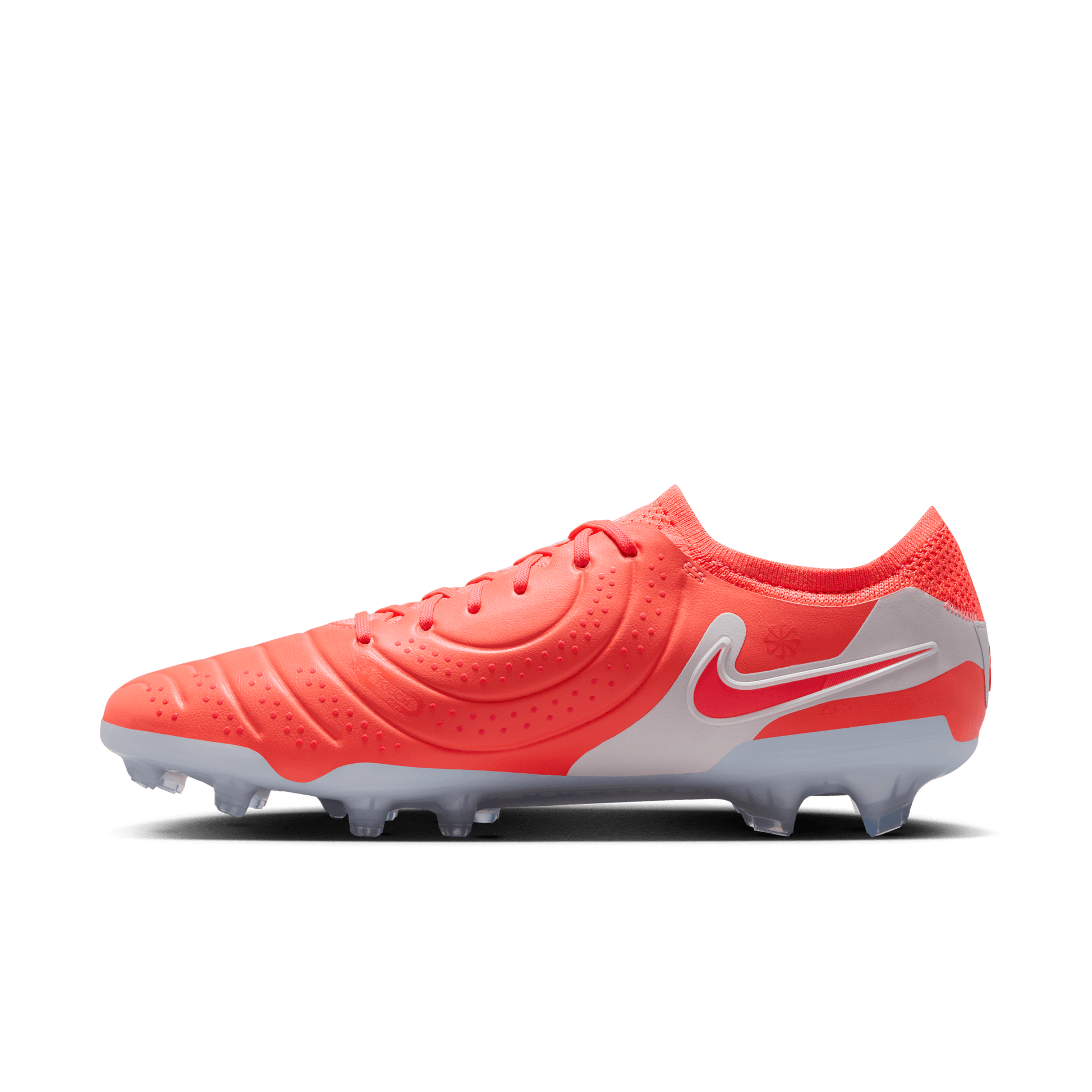 Nike Tiempo Legend 10 Elite FG Low-Top Soccer Cleats - Hot Lava/White