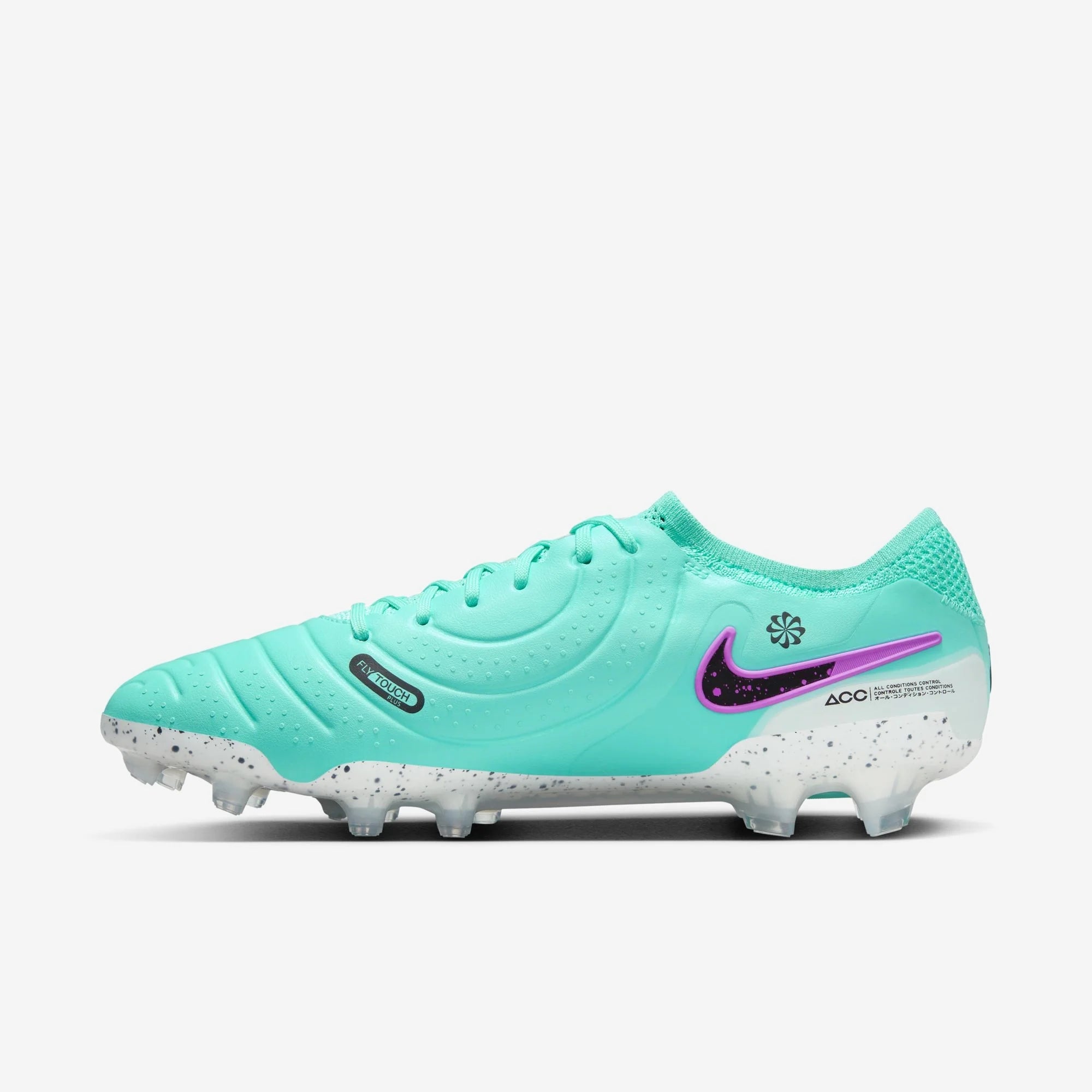 Nike Tiempo Legend 10 Elite FG Low-Top Soccer Cleats - Hyper Turquoise/Black