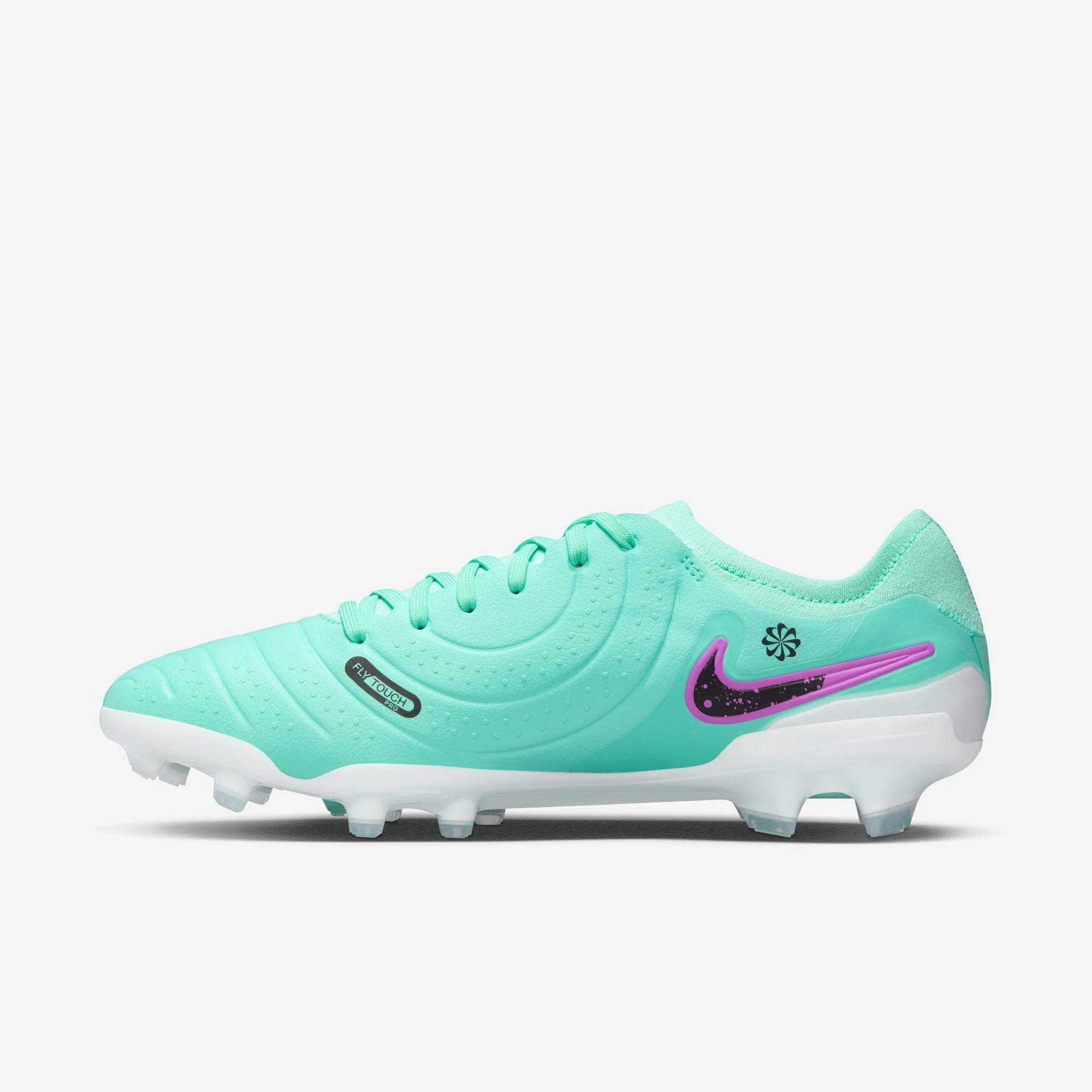 Nike Tiempo Legend 10 Pro FG Low-Top Soccer Cleats - Hyper Turquoise/Black/Fuchsia Dream