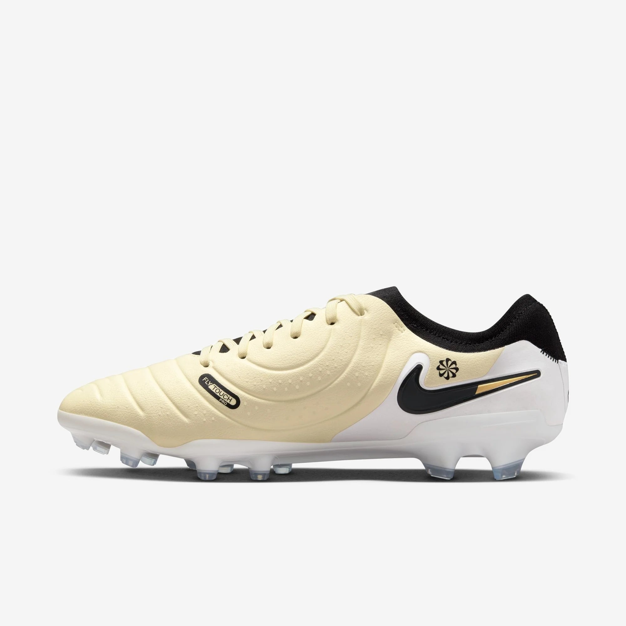 Nike Tiempo Legend 10 Pro FG Low-Top Soccer Cleats - Lemonade/Black/Metallic Gold Coin