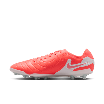 Nike Tiempo Legend 10 Pro AG Low-Top Soccer Cleats - Hot Lava/White