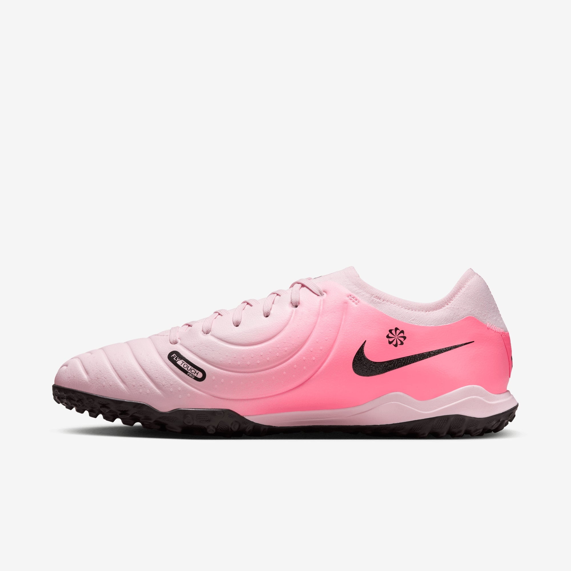 Nike Tiempo Legend 10 Pro TF Low-Top Soccer Shoes - Pink Foam/Black