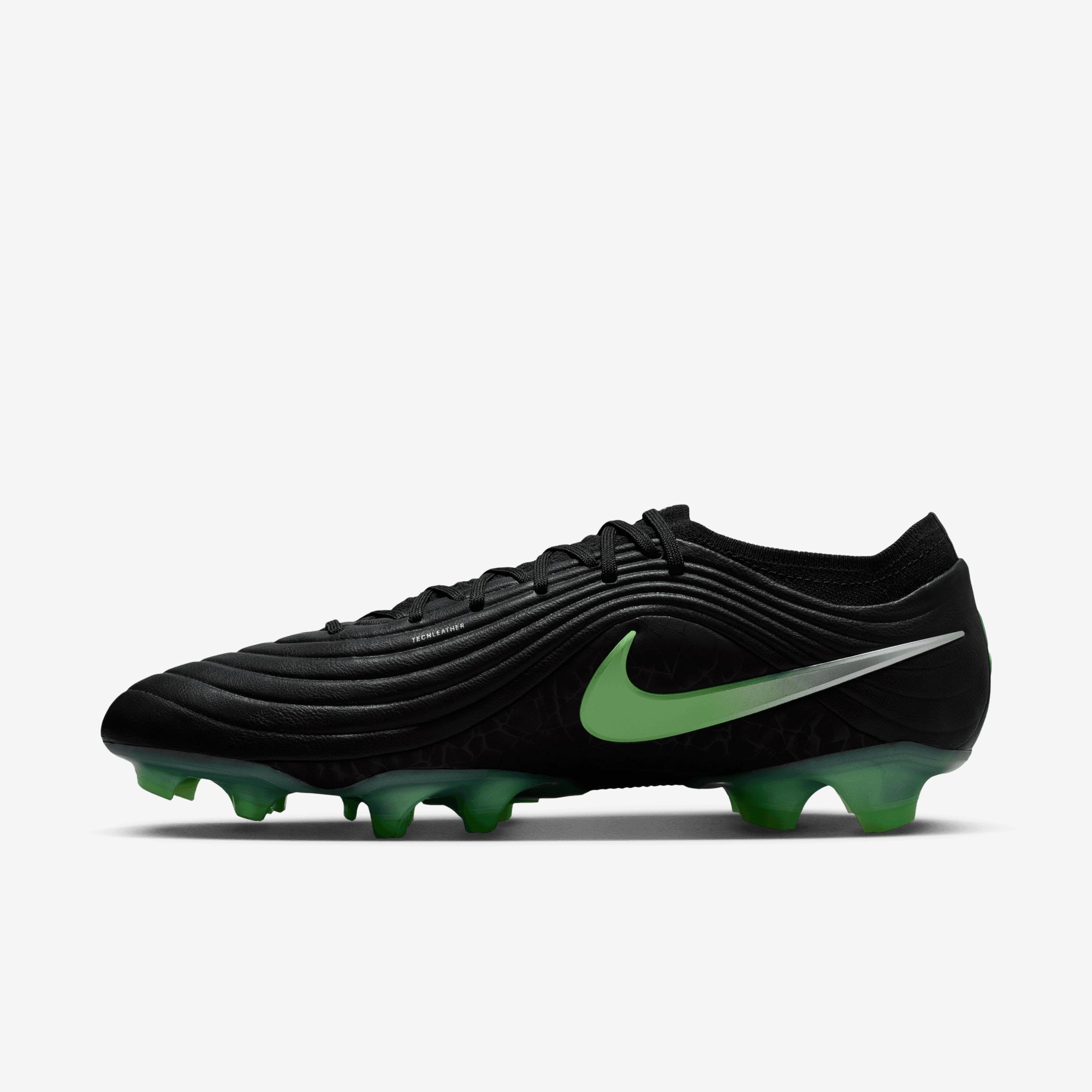 Nike Tiempo Maestro Elite Firm-Ground Low-Top Soccer Cleats - Black/Illusion Green-Black