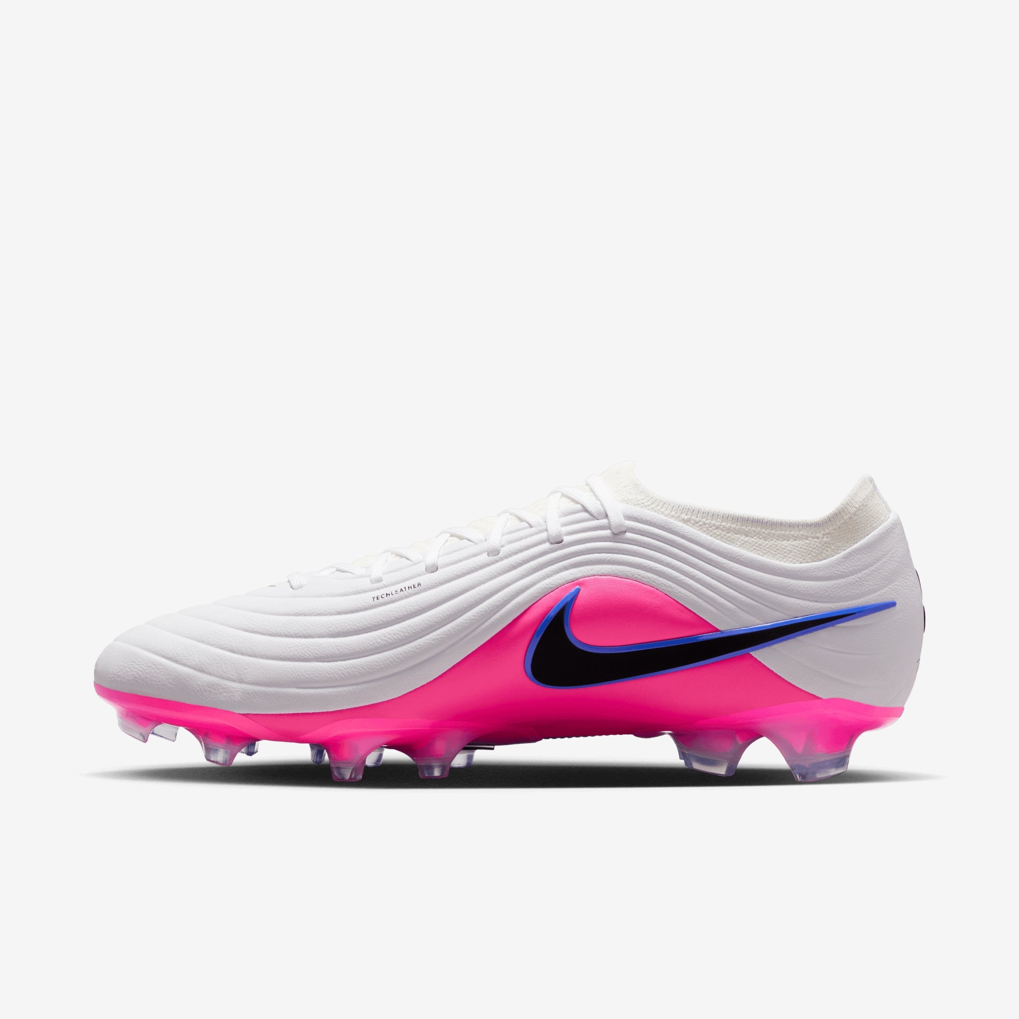Nike Tiempo Maestro Elite Firm-Ground Low-Top Soccer Cleats - White/Black-Racer Blue-Pink Blast