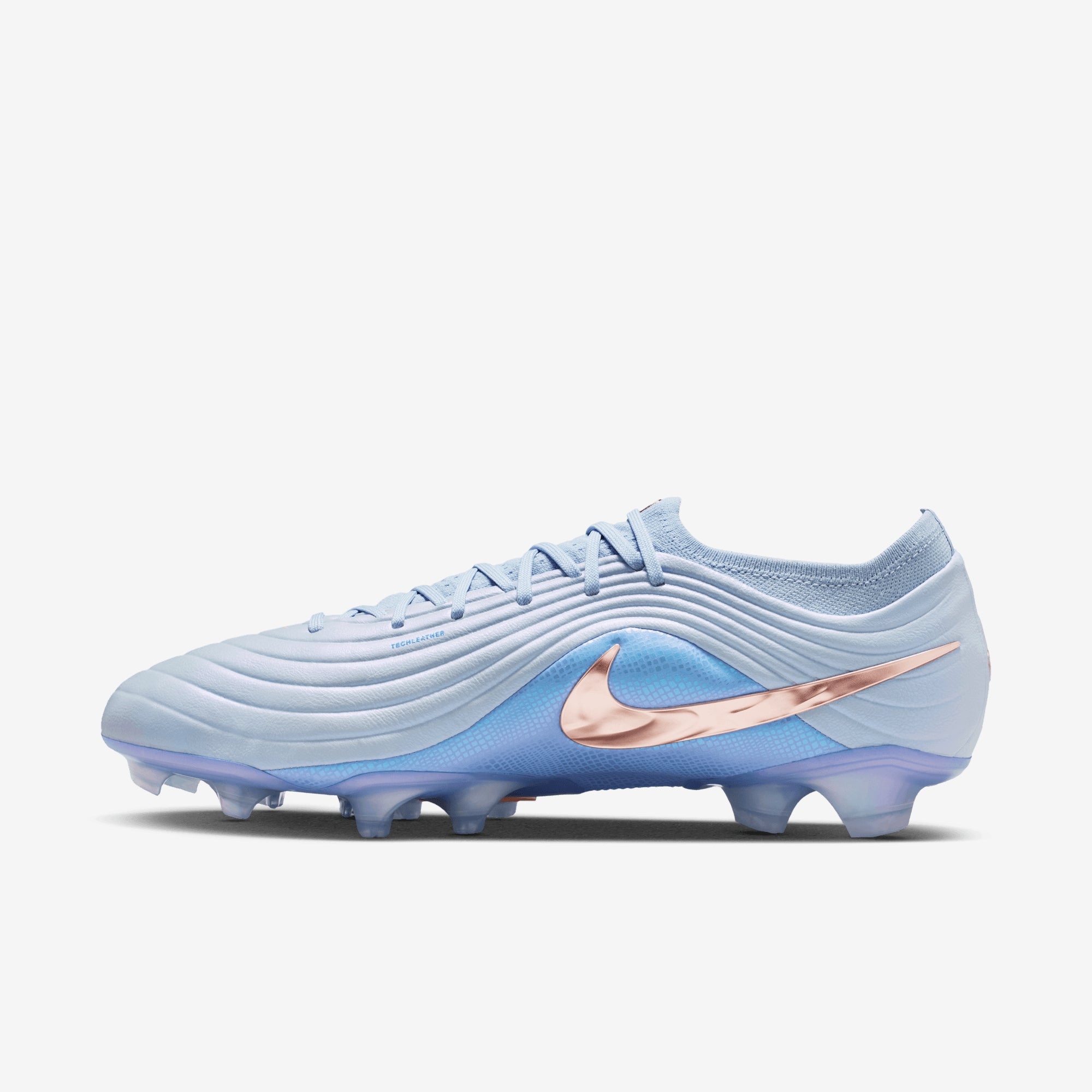 Nike Tiempo Maestro Elite LV8 Firm-Ground Low-Top Soccer Cleats - Ghost/Crimson Tint-Royal Pulse