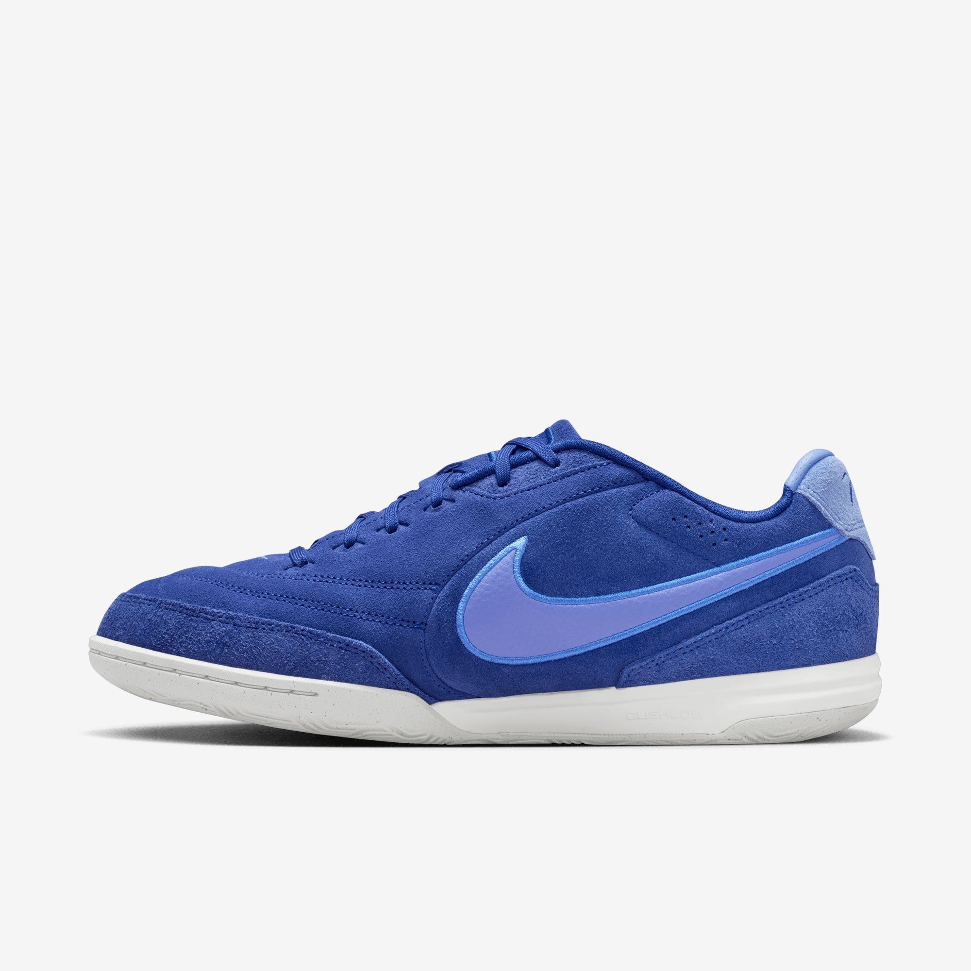 Nike Tiempo Streetgato PRM Indoor/Court Low-Top Soccer Shoes - Deep Royal Blue/Polar-Blue Crystal