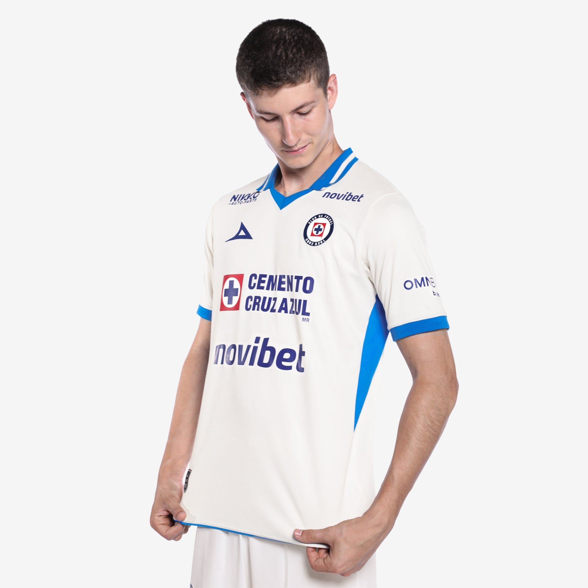 Pirma Cruz Azul 2026/27 Match Away Men's Soccer Authentic Jersey - Beige