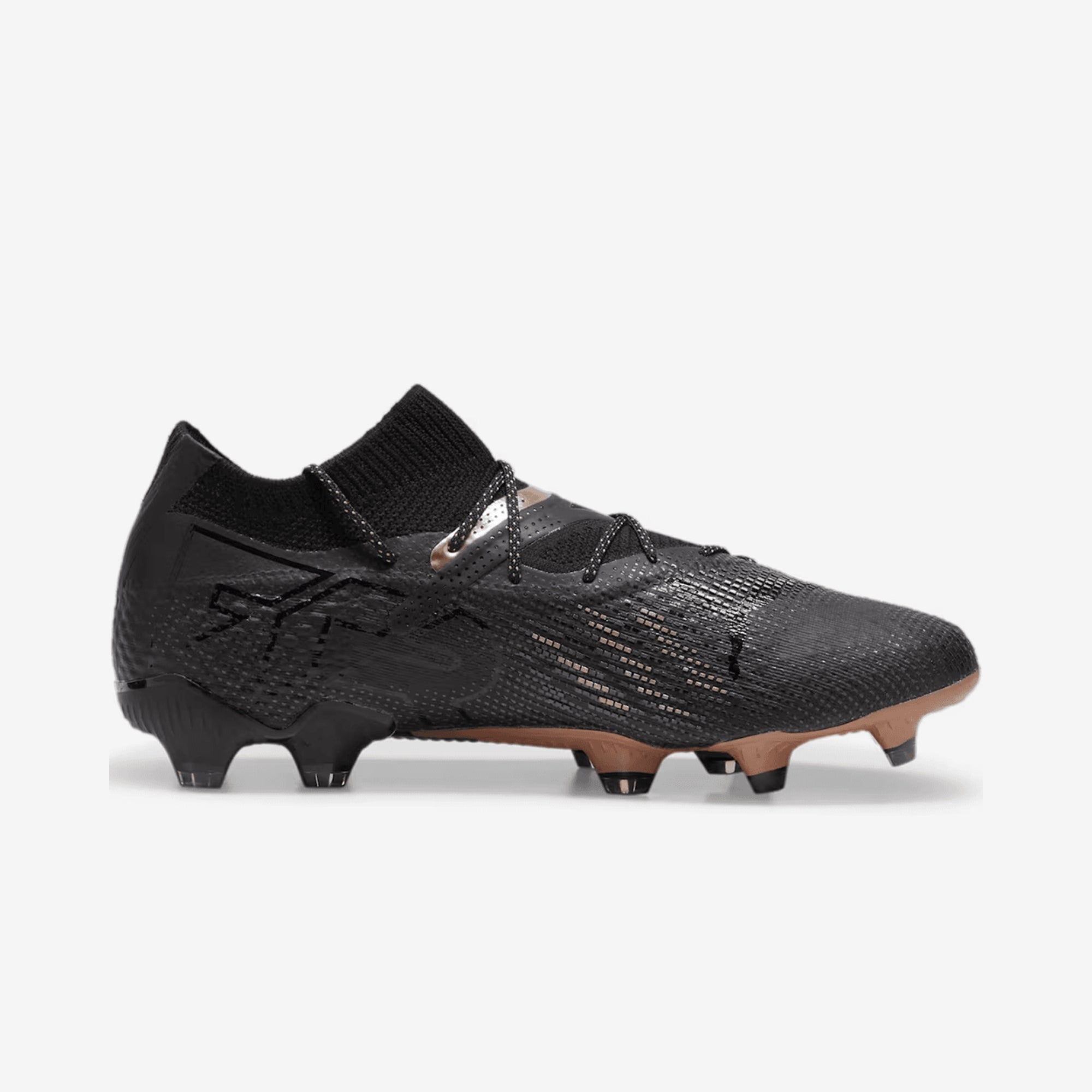 PUMA FUTURE 7 ULTIMATE Firm/Artificial-Ground Low-Top Soccer Cleats - PUMA Black-Copper Rose