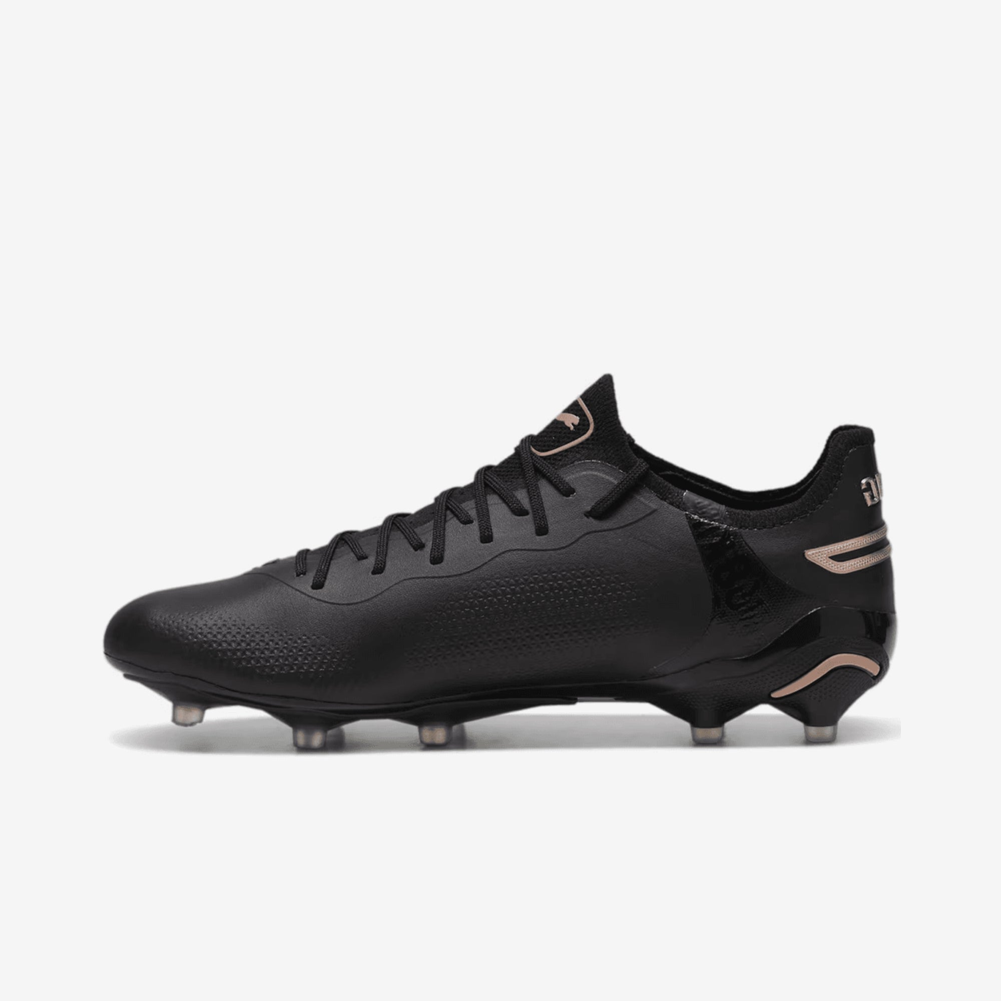 PUMA KING ULTIMATE Firm/Artificial-Ground Low-Top Soccer Cleats - PUMA Black-Copper Rose