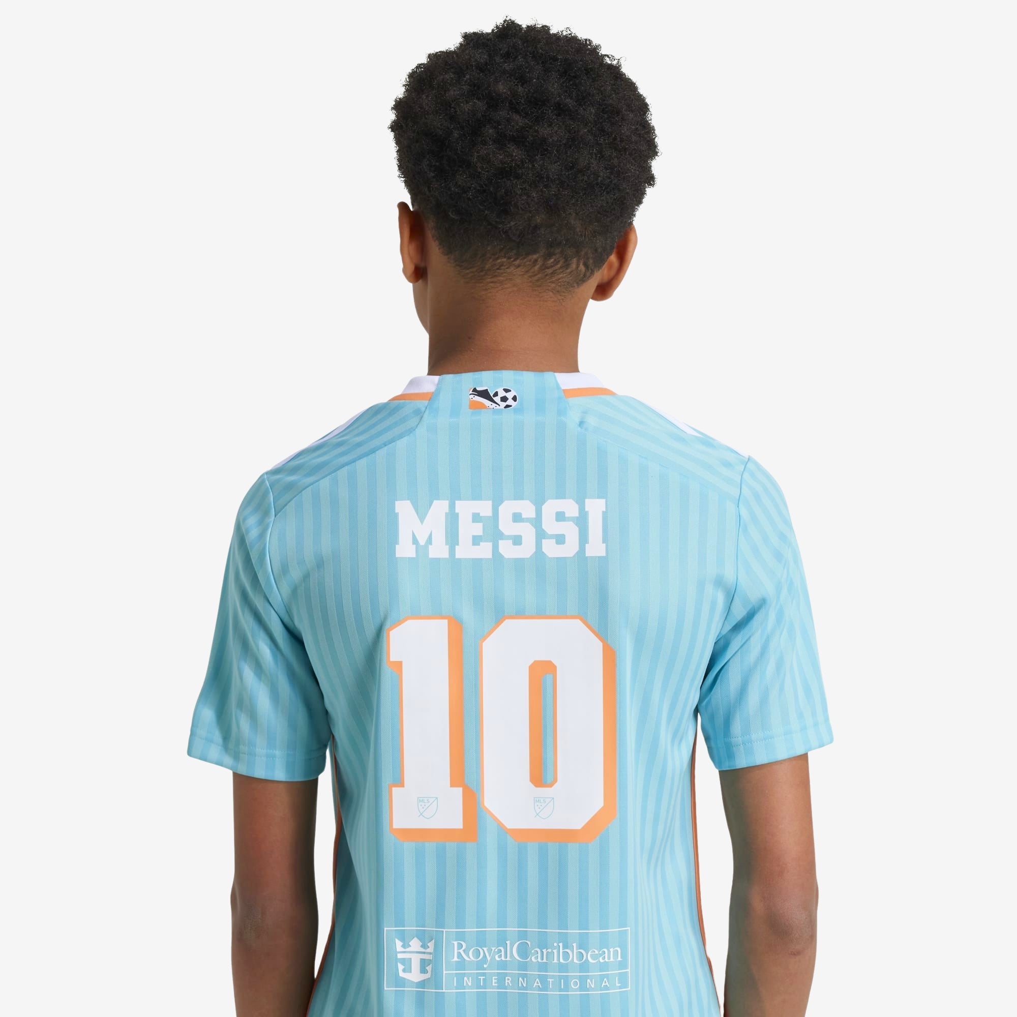 adidas 2024 Inter Miami CF Stadium Archive Messi Big Kids' AEROREADY Soccer Replica Jersey - Easy Mint