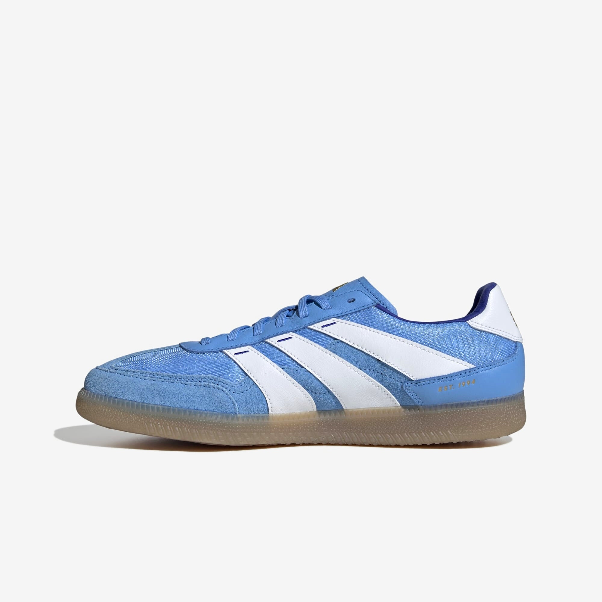 adidas Argentina (AFA) Predator Freestyle IC Low-Top Soccer Shoes - Blue Burst / White / Lucid Blue