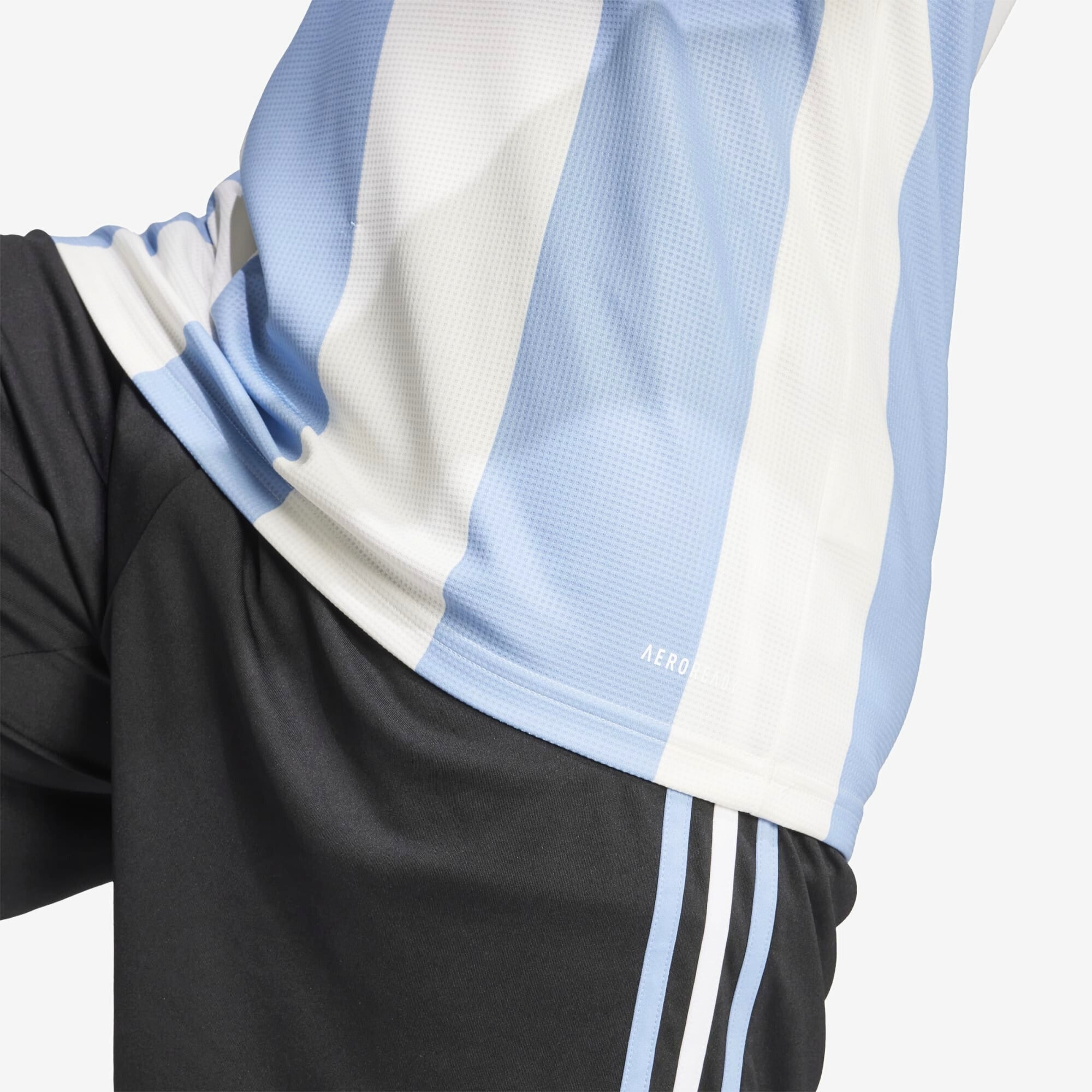 adidas Argentina Anniversary Men's AEROREADY Soccer Jersey - Ambient Sky / Cloud White