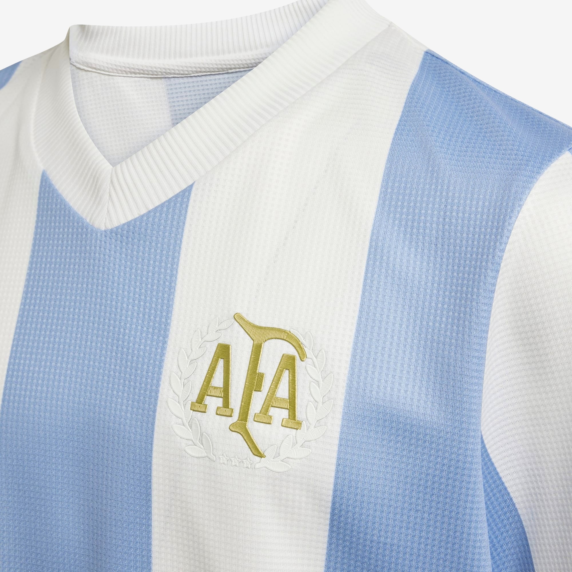 adidas Argentina Anniversary Big Kids' AEROREADY Soccer Jersey - Ambient Sky / Cloud White