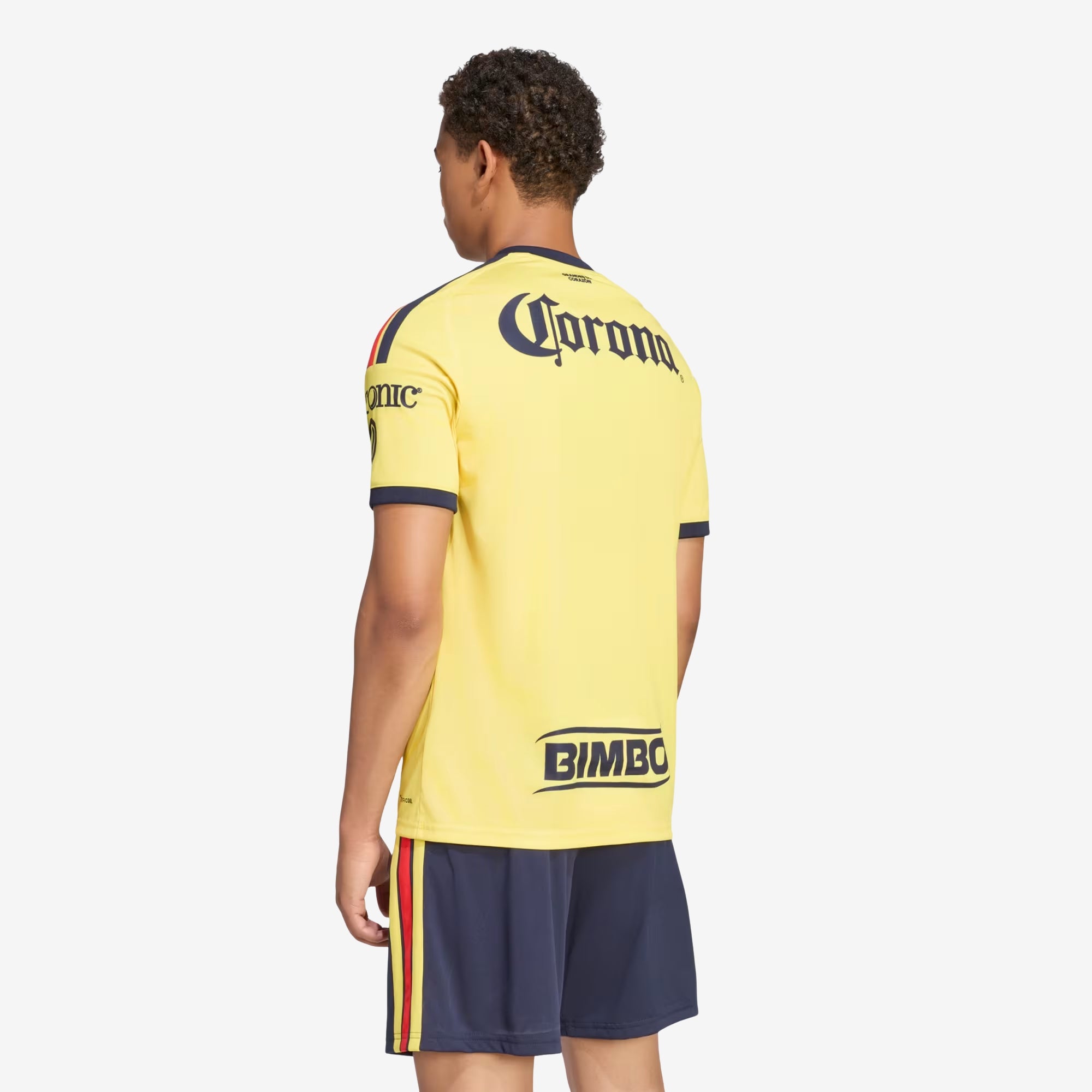 adidas Club America 2026/27 Stadium Home Men's Soccer Jersey - Impact Yellow / Legend Ink